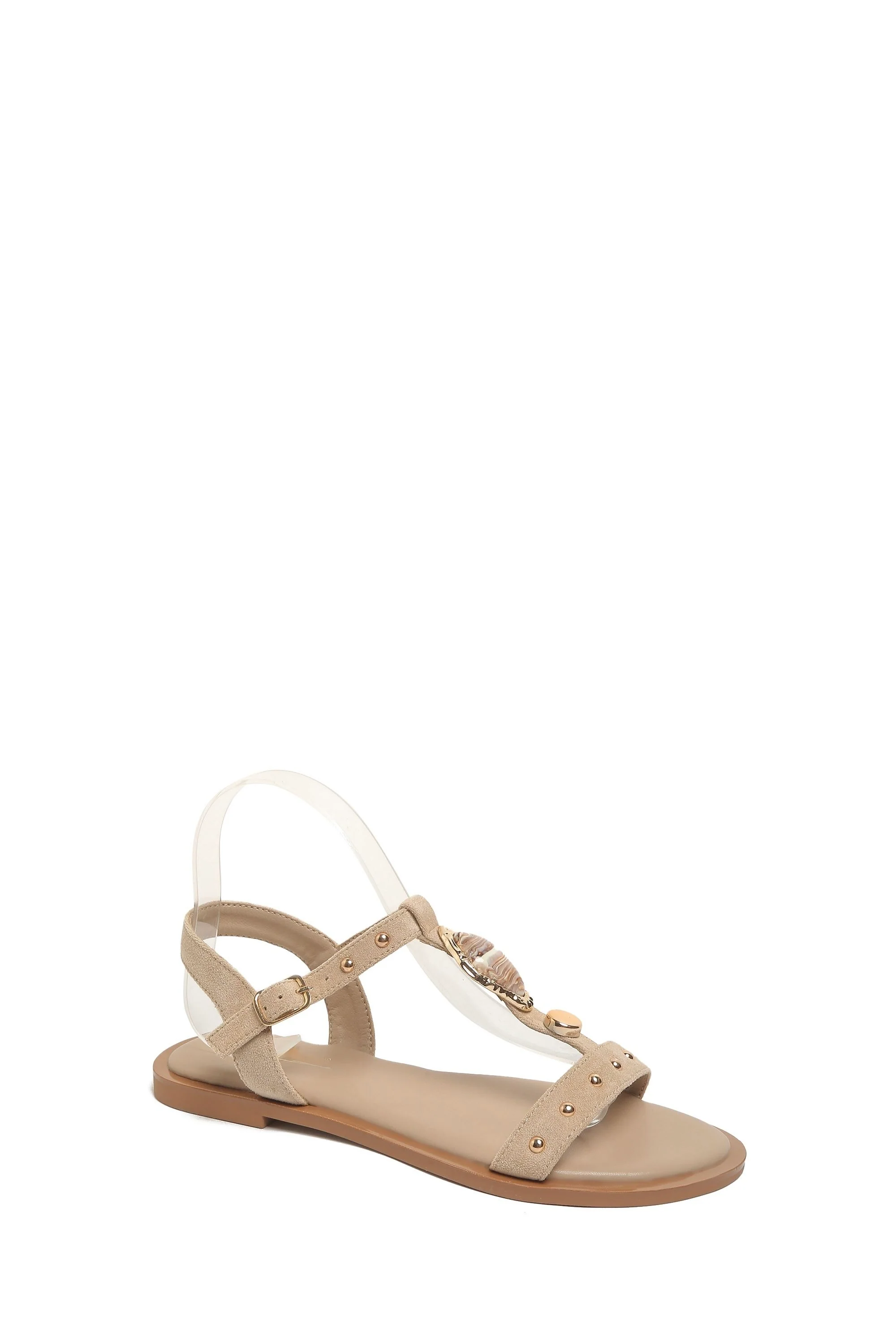 Alicante Marble Sandals - Beige - Image 2