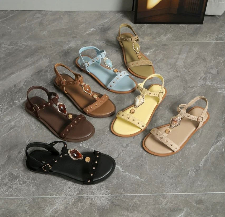Alicante Marble Sandals - Camel - Image 3