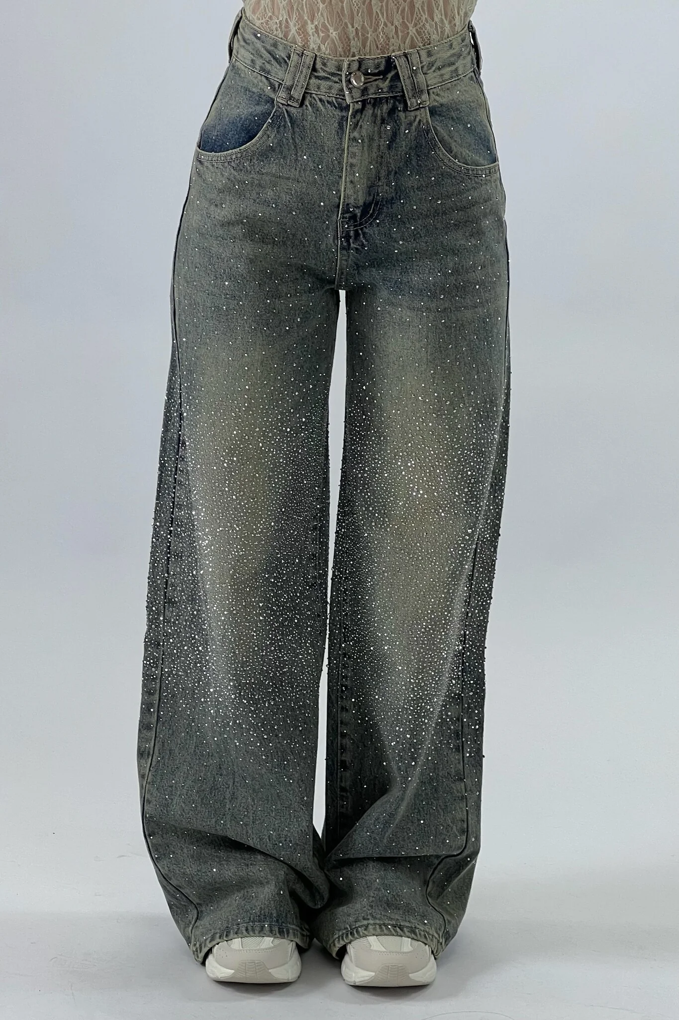Alix Sparkle Jeans - Vintage Blue - Image 4