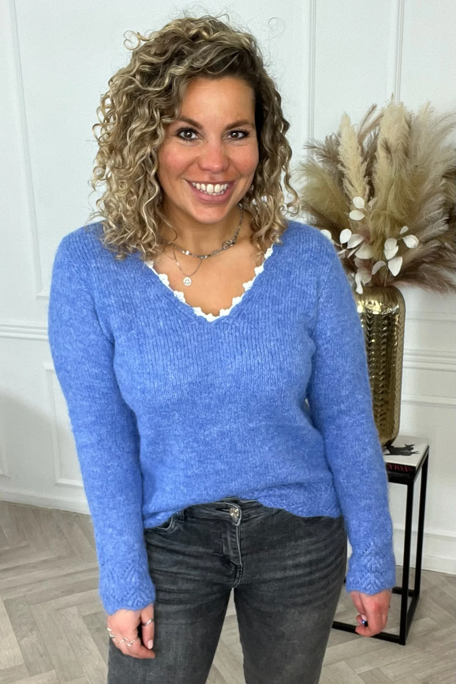 Alyse Sweet Sweater - Blue