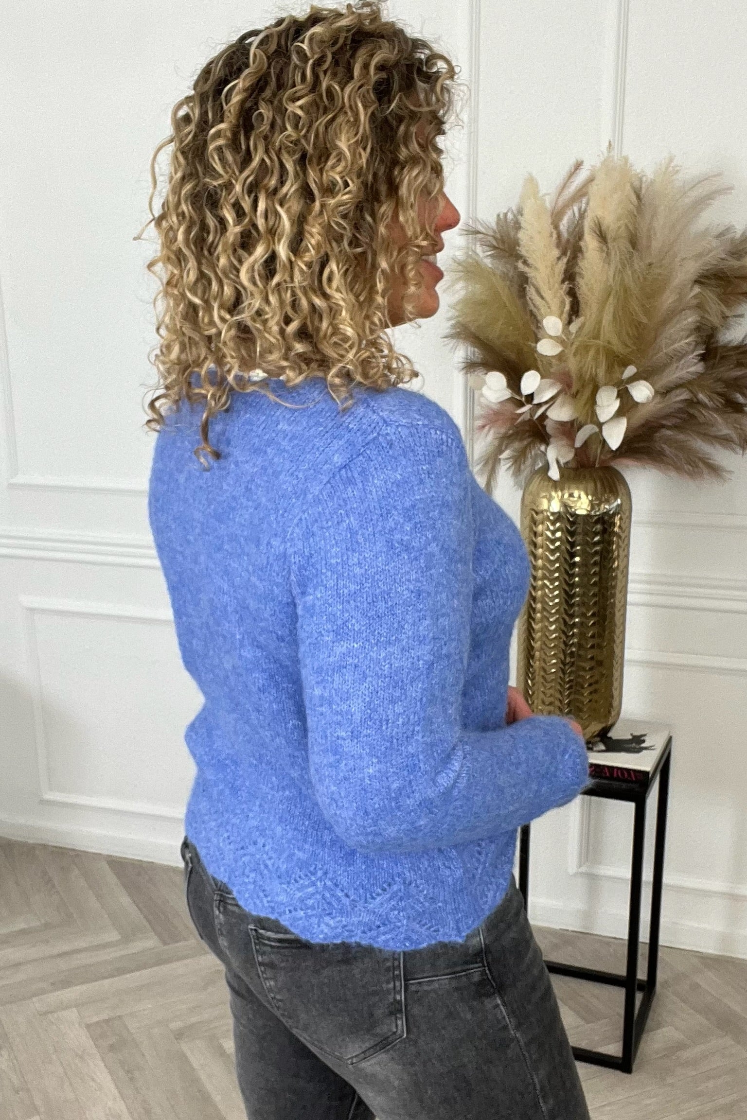 Alyse Sweet Sweater - Blue - Image 2