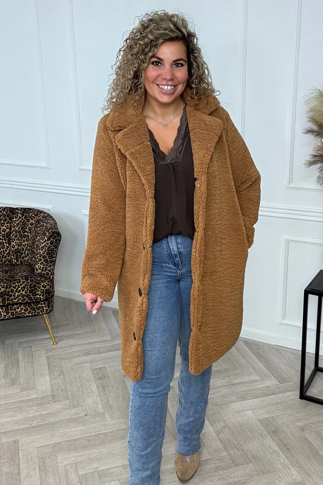 Amazing Teddy Jacket - Caramel - Image 2