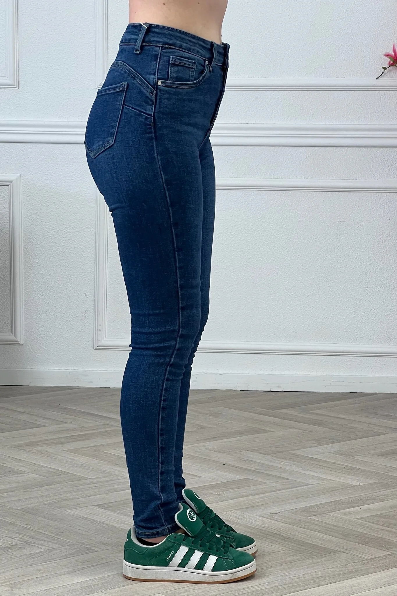 Amber Push Up Jeans - Dark Blue - Image 3