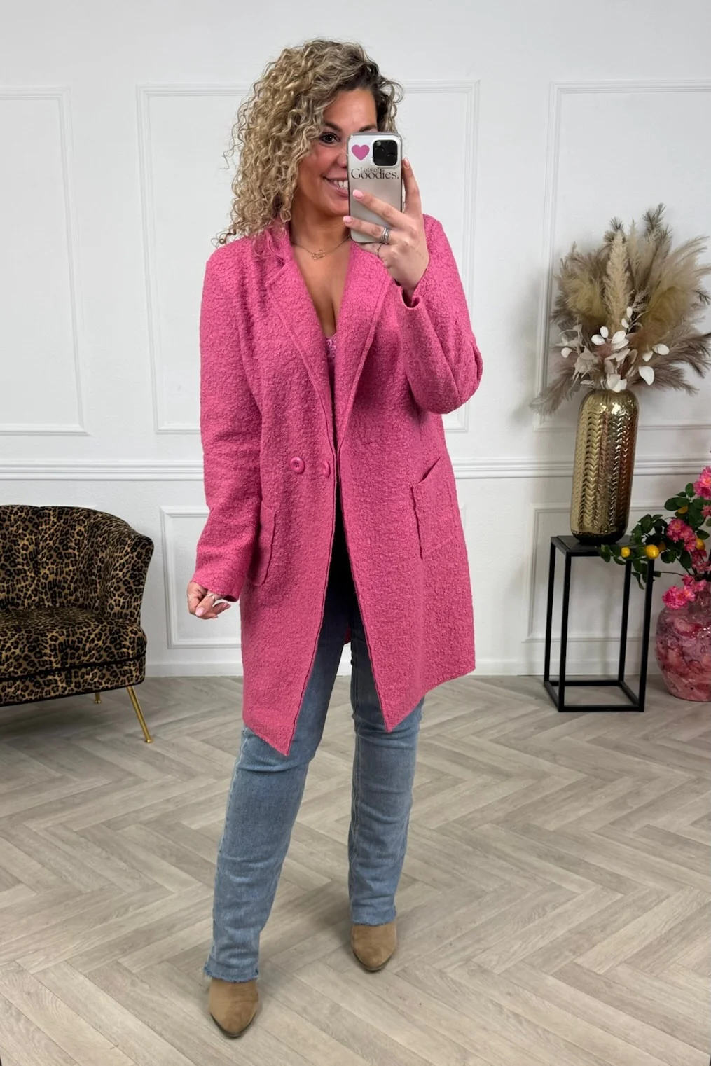 Autumn Teddy Coat - Cotton Candy - Image 6