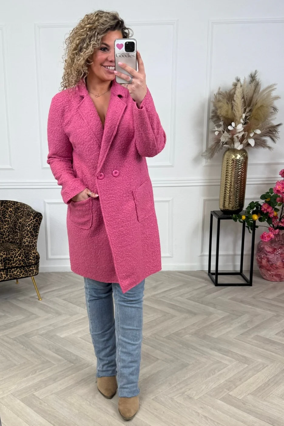 Autumn Teddy Coat - Cotton Candy - Image 7