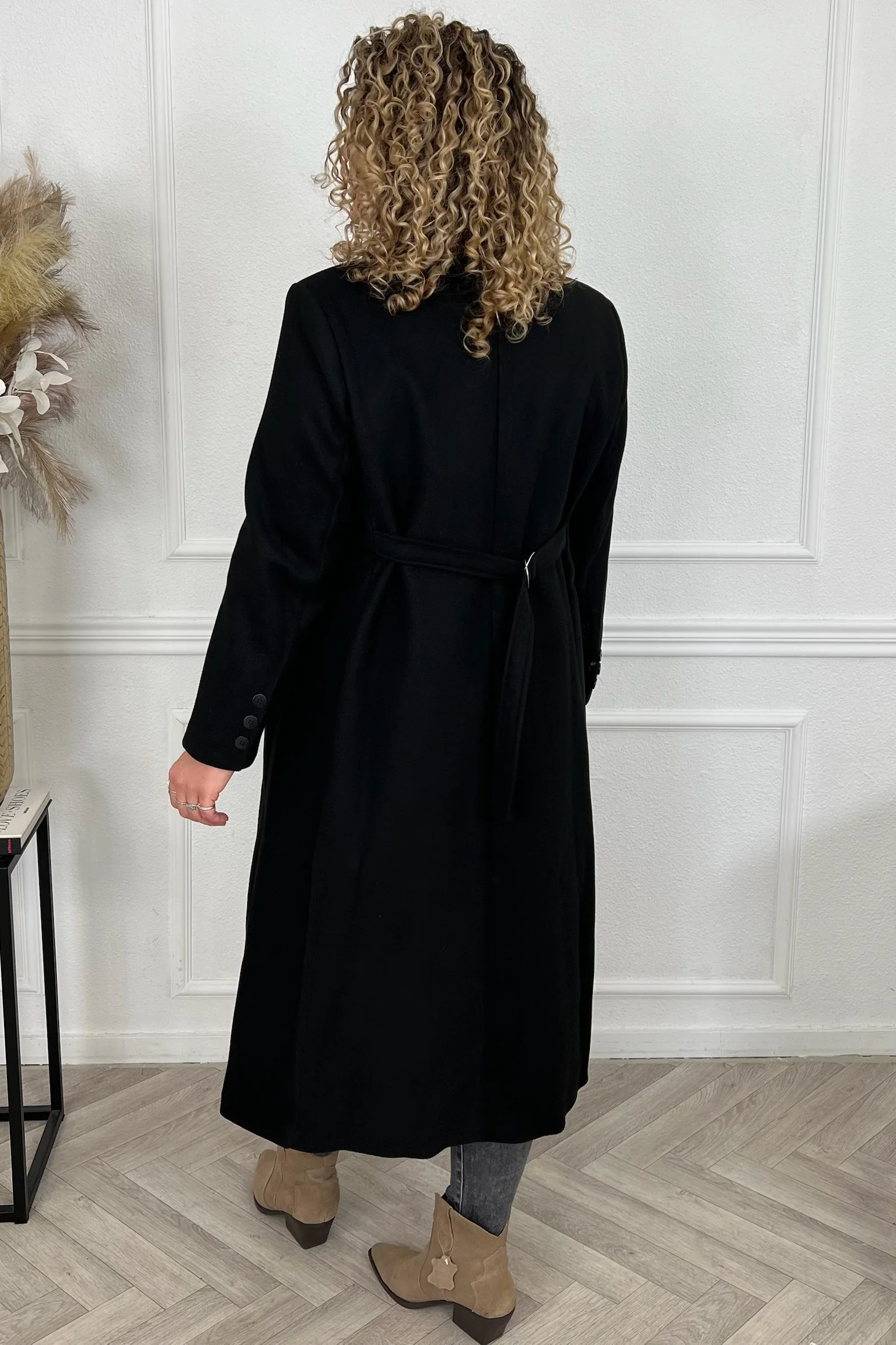 Perfect Long Taille Coat - Black - Image 11