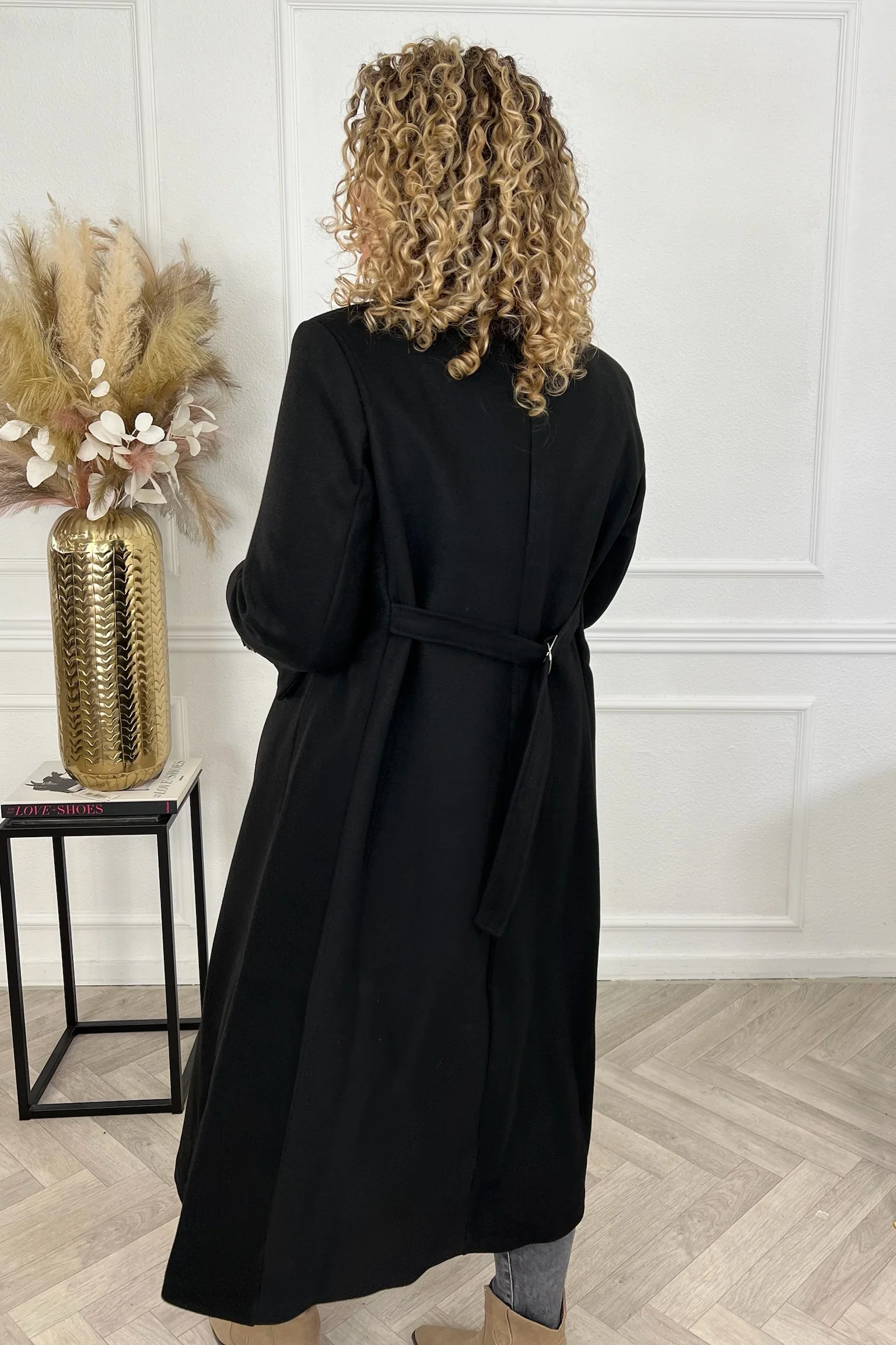 Perfect Long Taille Coat - Black - Image 2