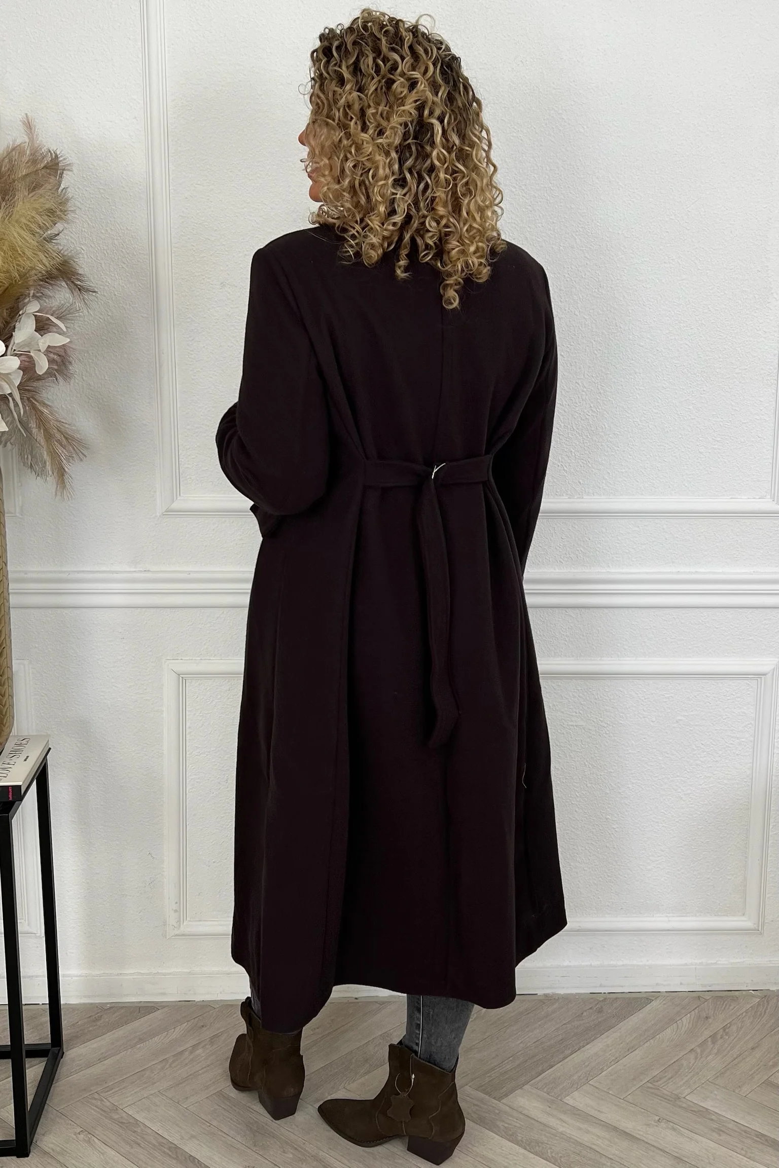 Perfect Long Taille Coat - Brown - Image 2