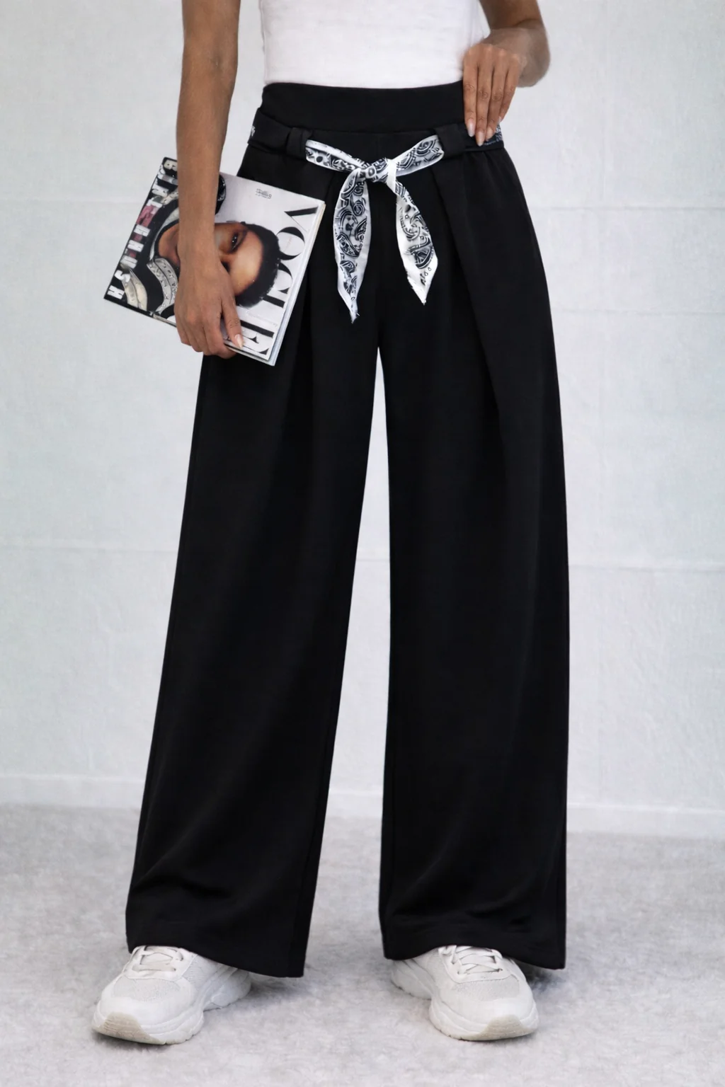 Bandana Scuba Pants - Black
