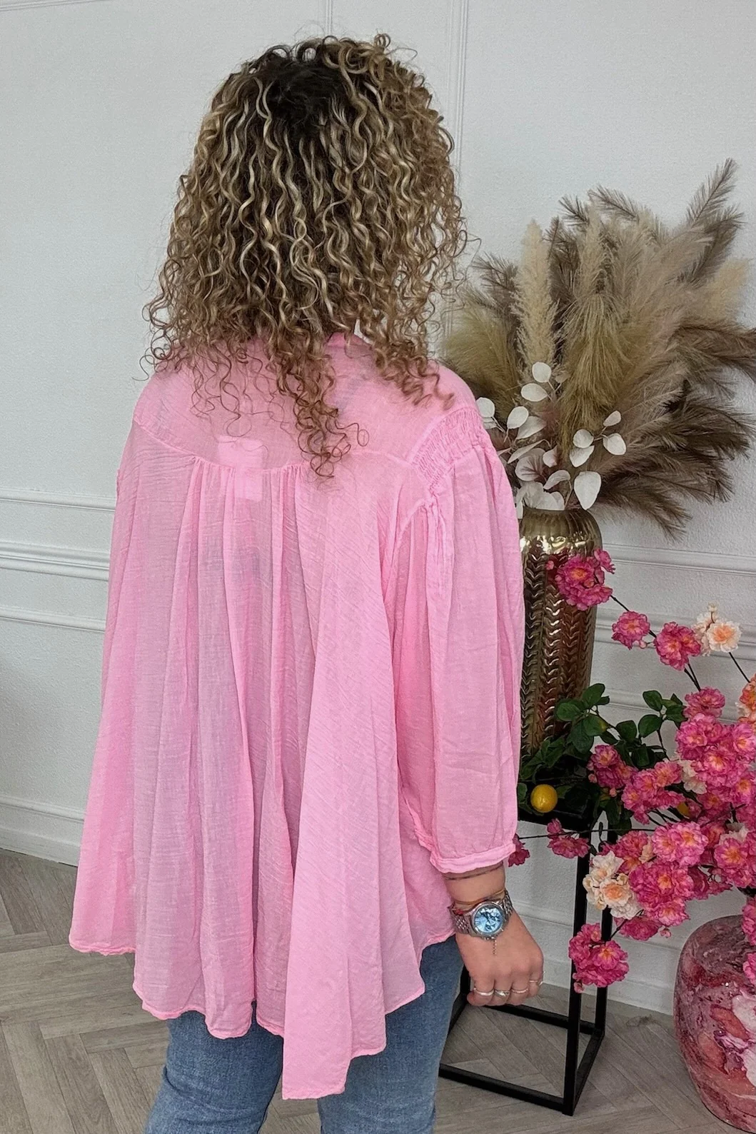 Blake Summer Blouse - Pink - Image 2