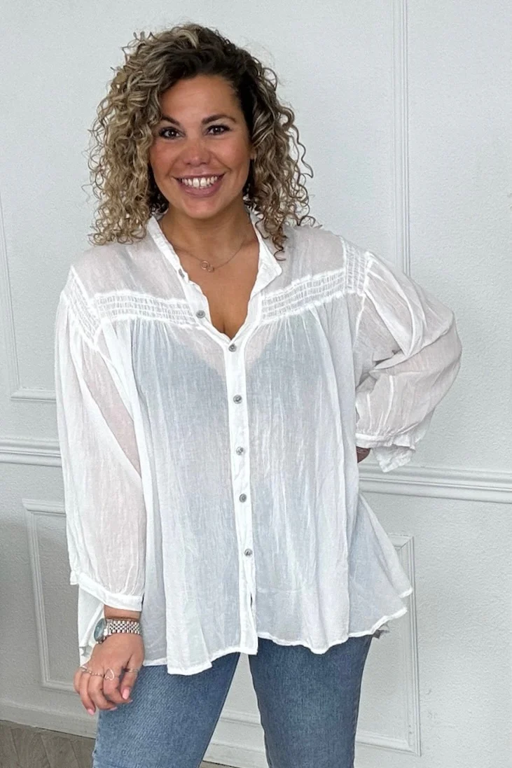 Blake Summer Blouse - White