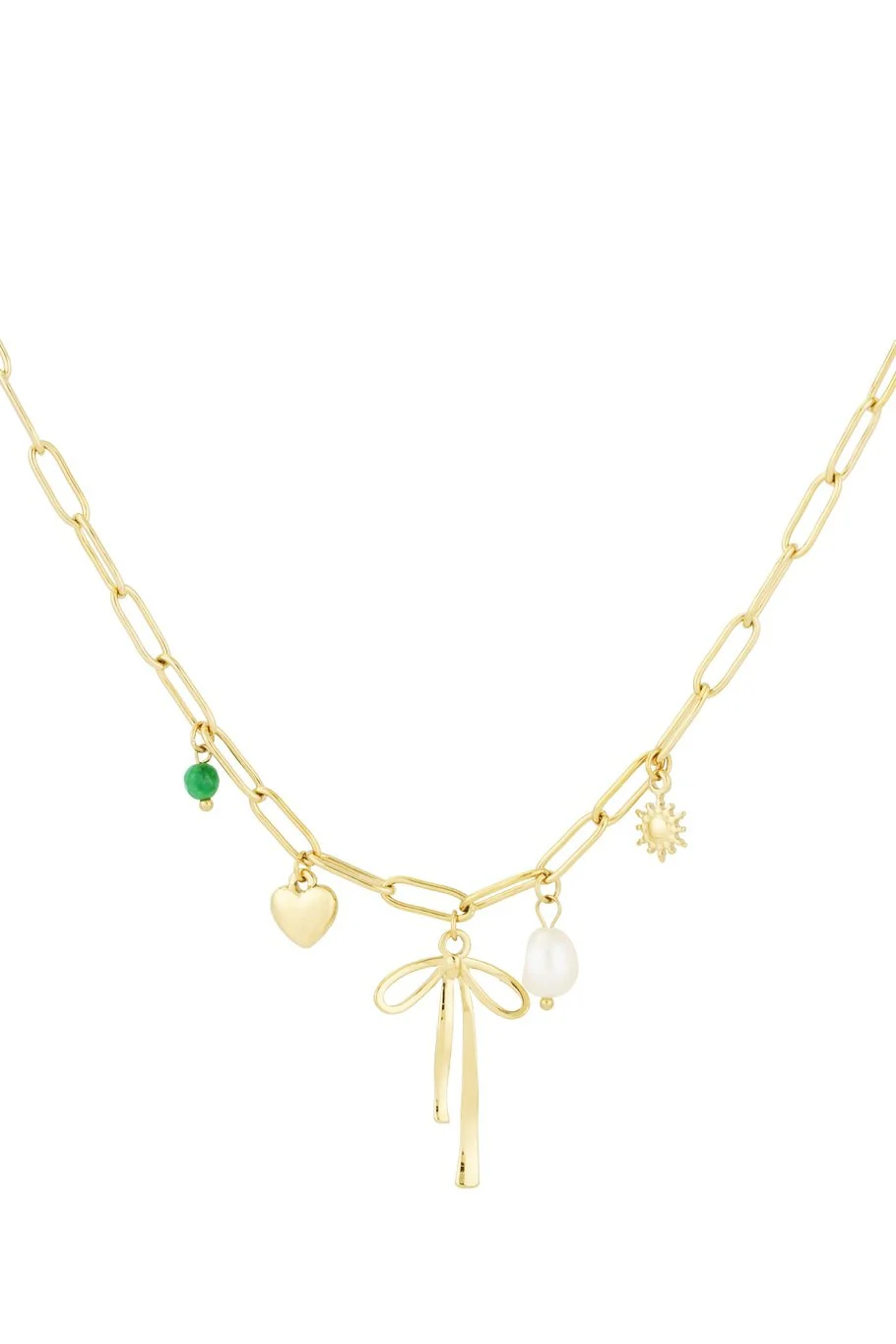 Bow And Beyond Necklace - Gold