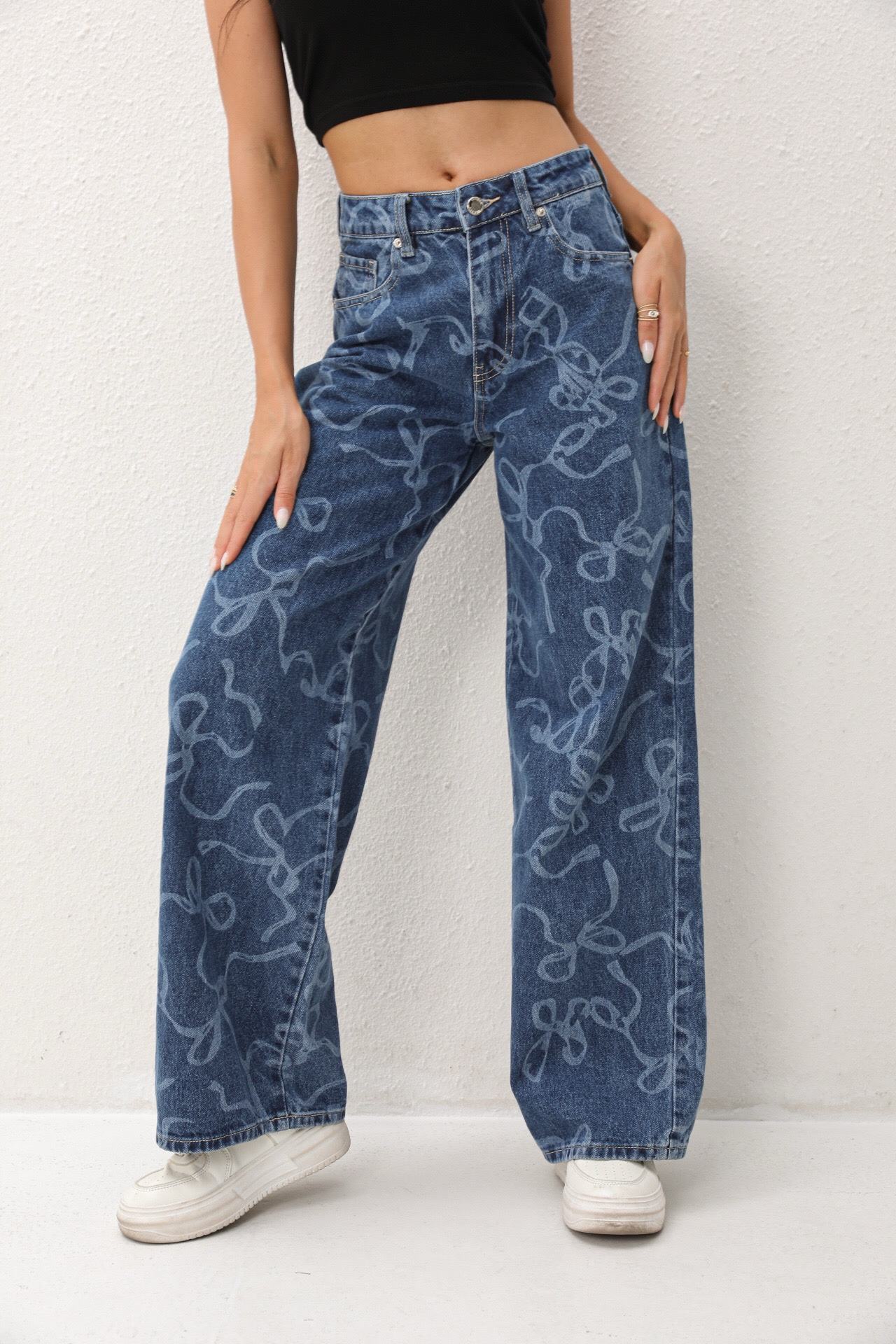 Bow Barrel Jeans - Light Blue - Image 3
