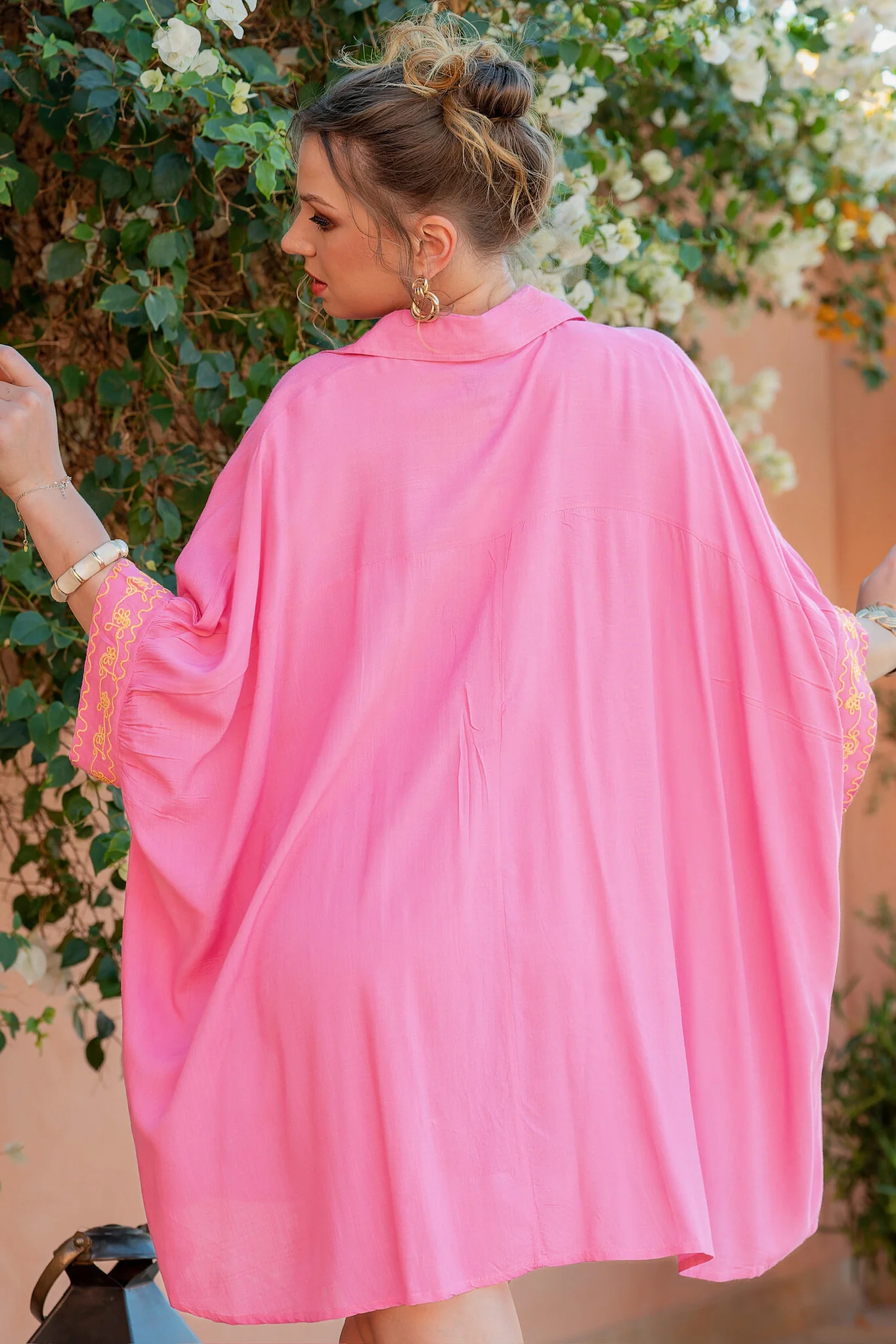 Bryce Tresse Blouse - Pink/Orange - Image 3