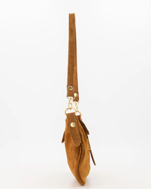 Burnley Suede Bag - Cognac - Image 2