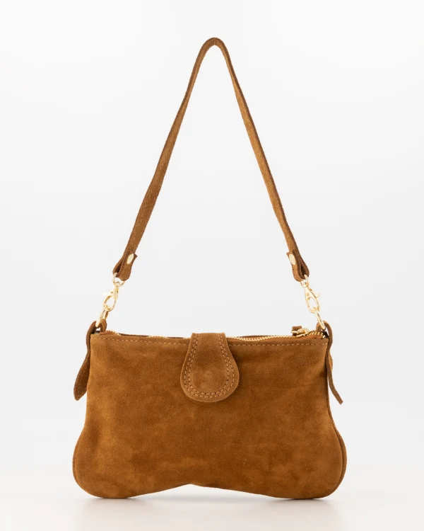 Burnley Suede Bag - Cognac - Image 4