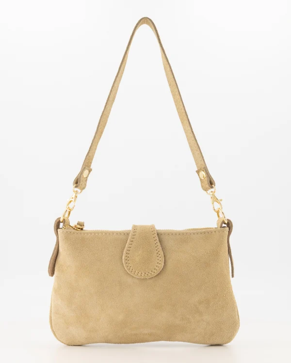 Burnley Suede Bag - Sand - Image 4