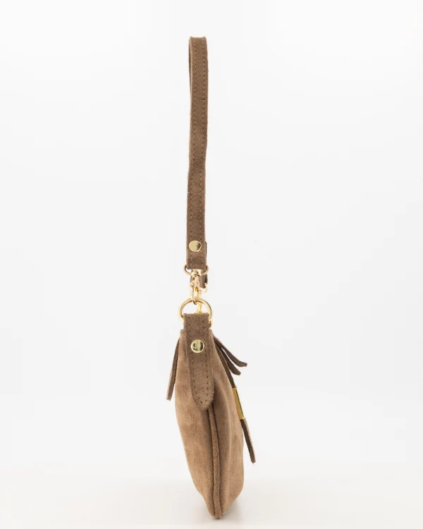 Burnley Suede Bag - Taupe - Image 2