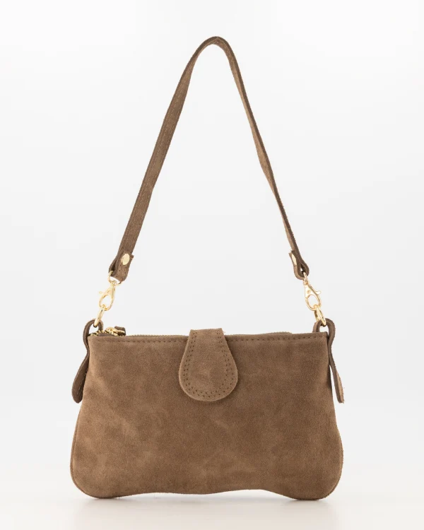 Burnley Suede Bag - Taupe - Image 4