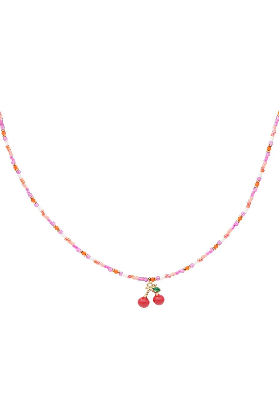 Cherry Moments Necklace - Pink Multi
