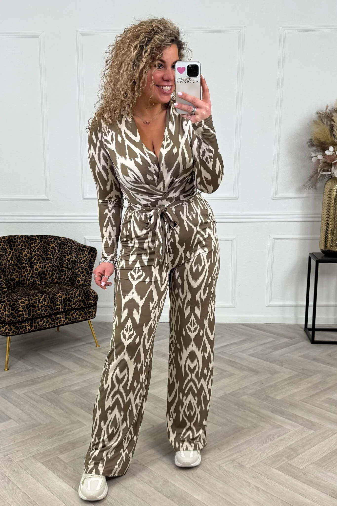 Classic Barok Jumpsuit - Camel/Creme