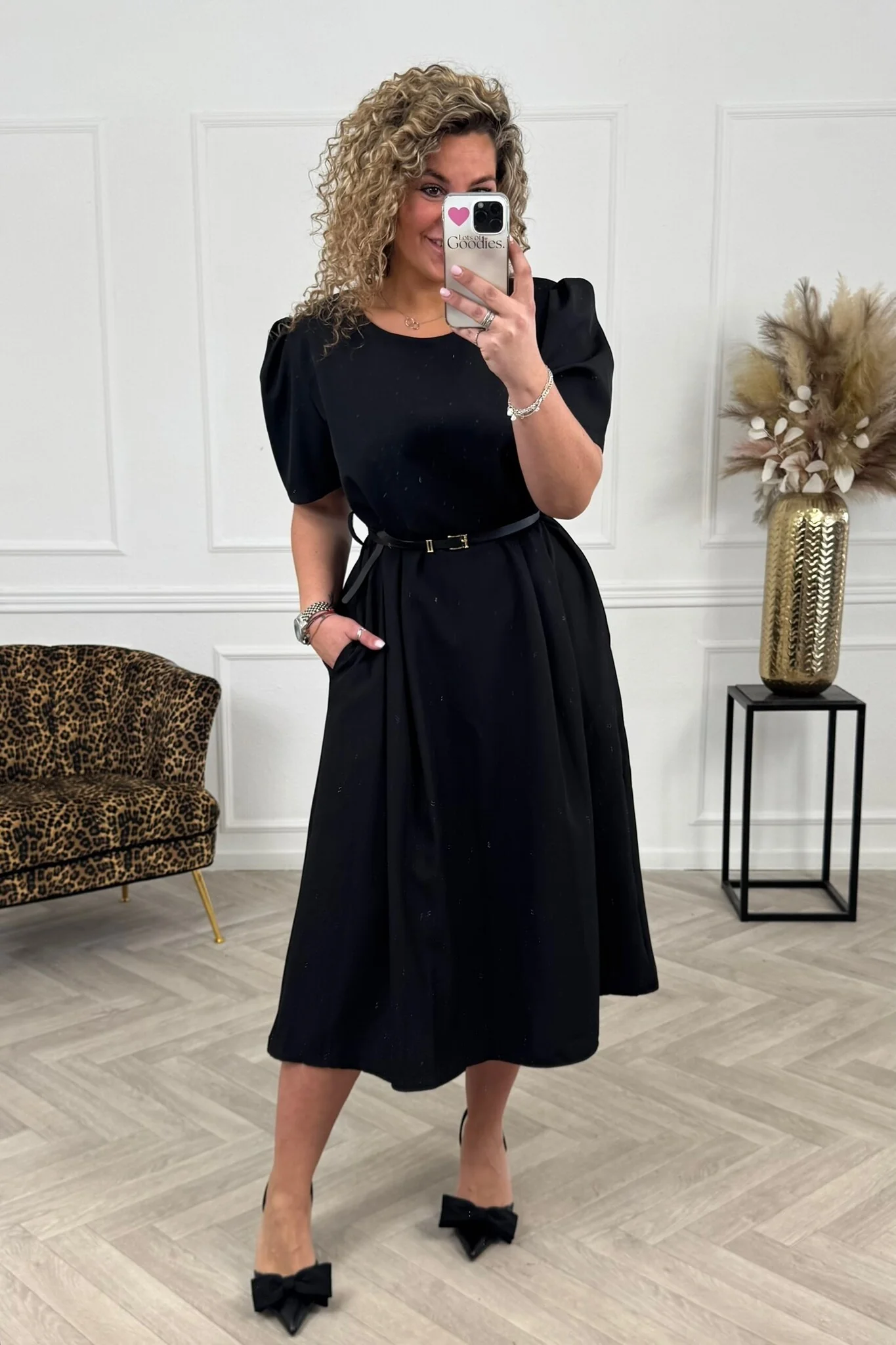 Classic Dress - Black - Image 2