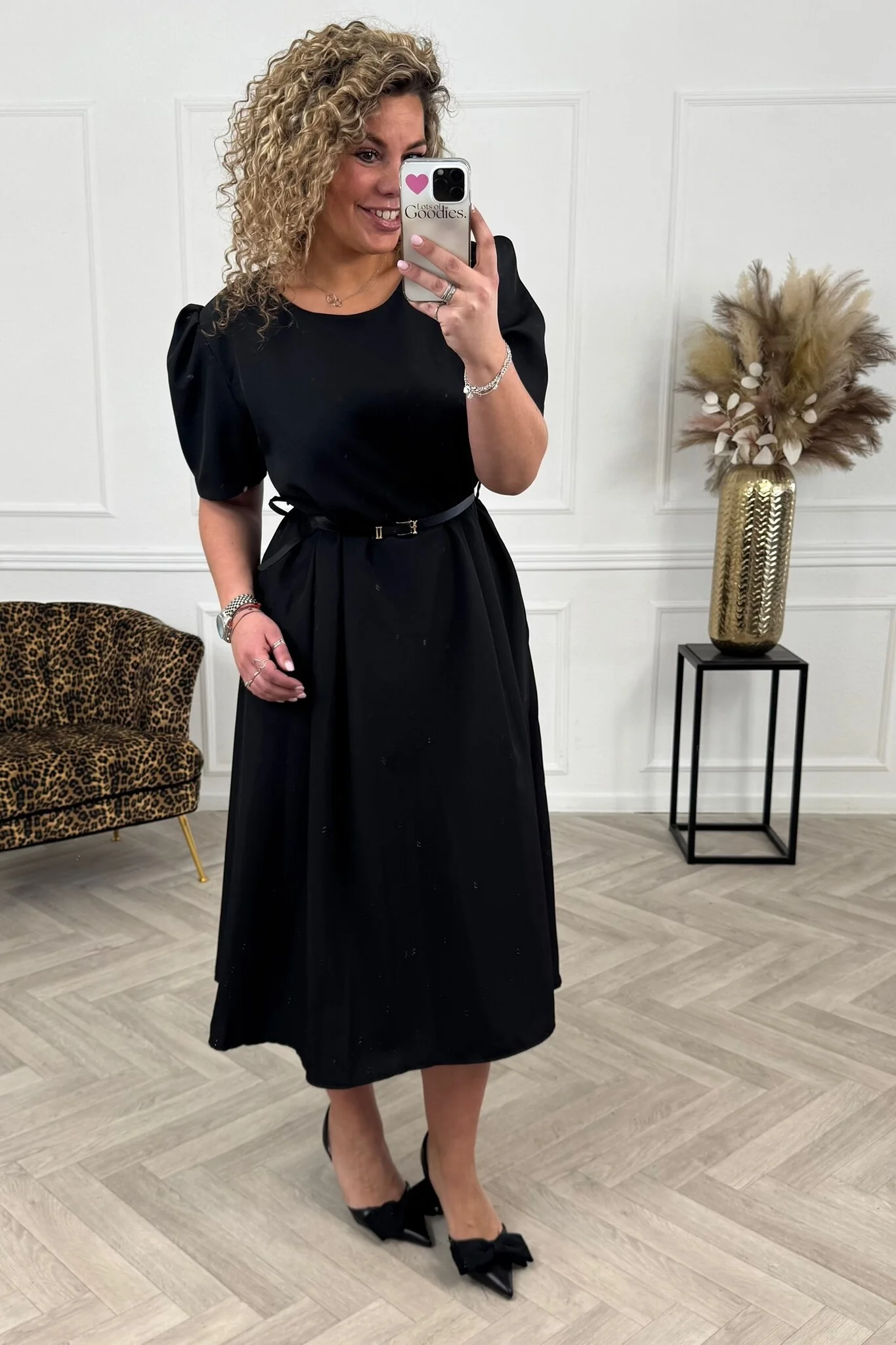 Classic Dress - Black - Image 3