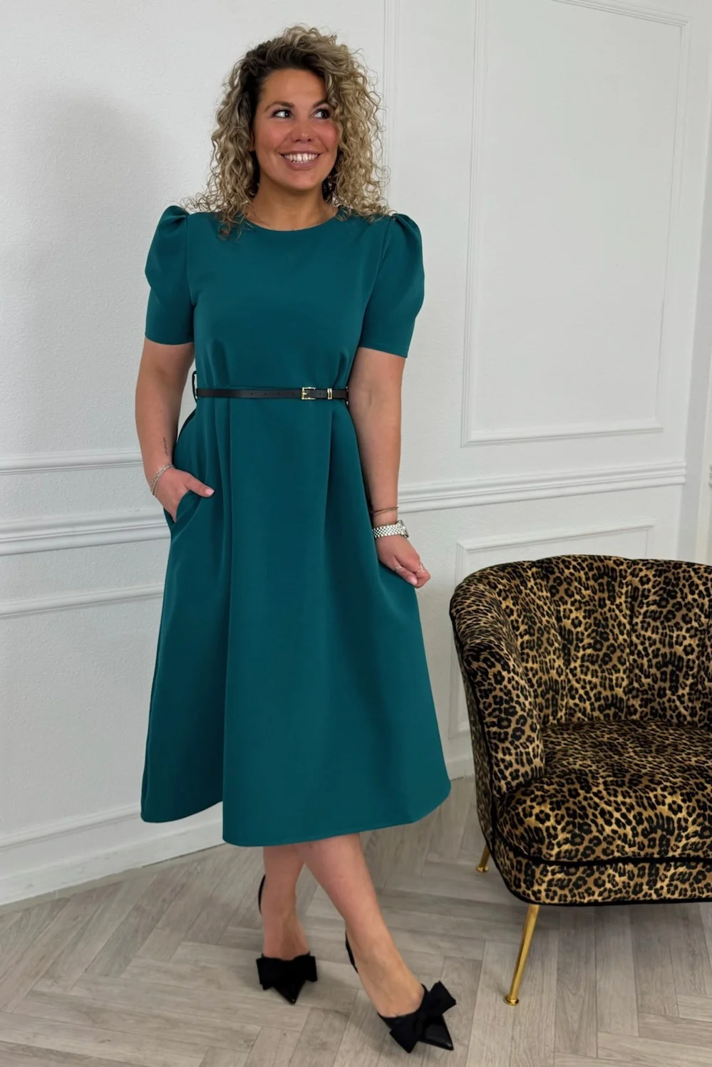 Classic Dress - Petrol - Image 2