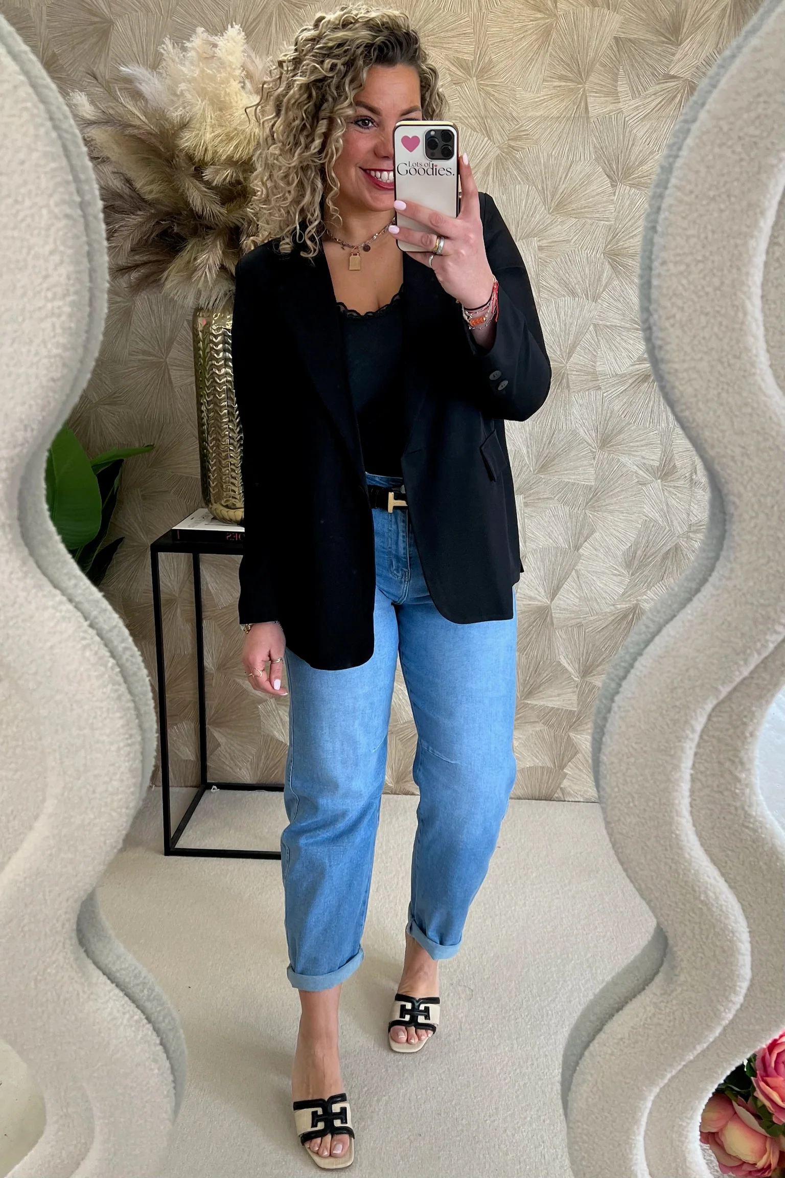 Classy Basic Coco Blazer - Black - Image 2