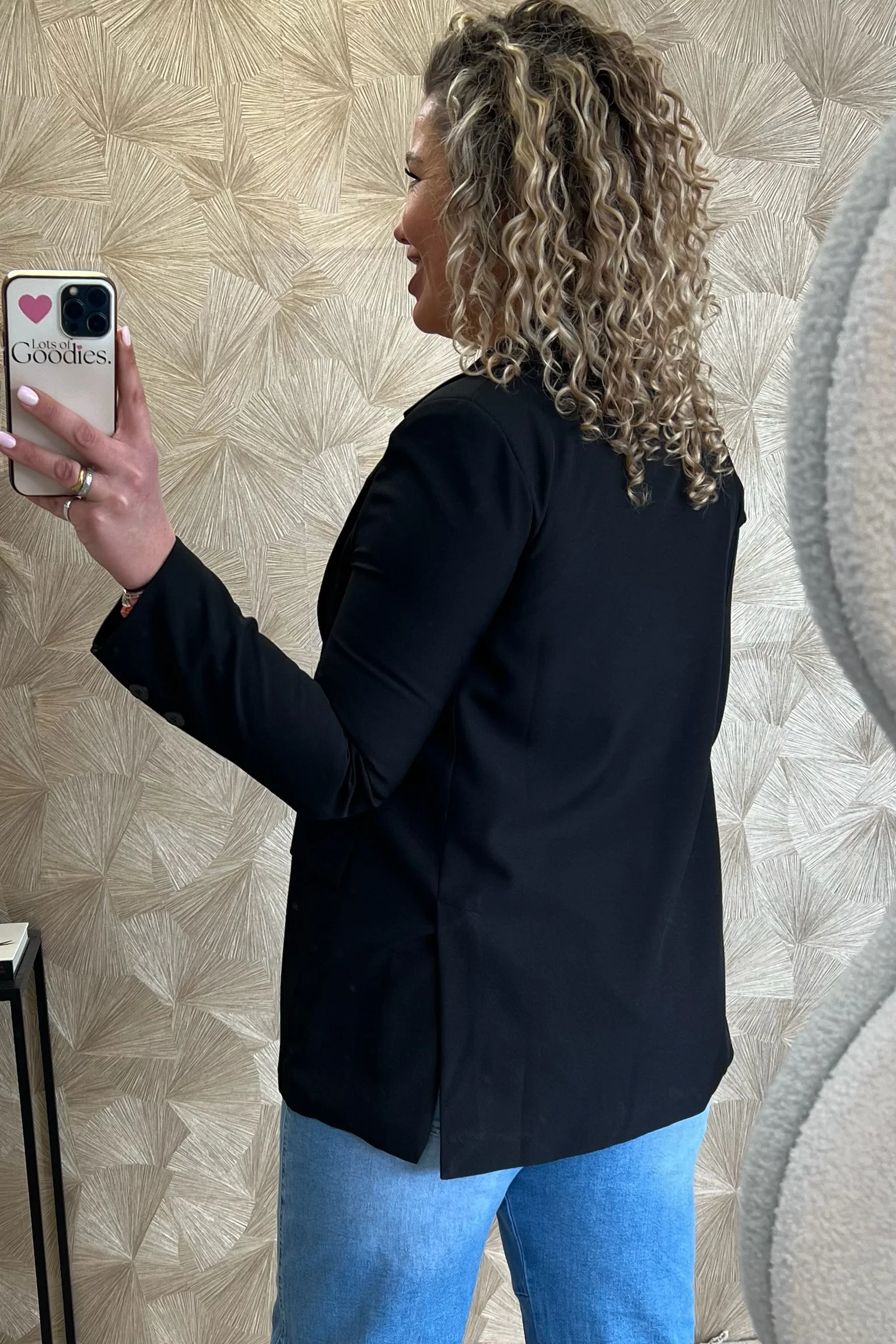 Classy Basic Coco Blazer - Black - Image 4