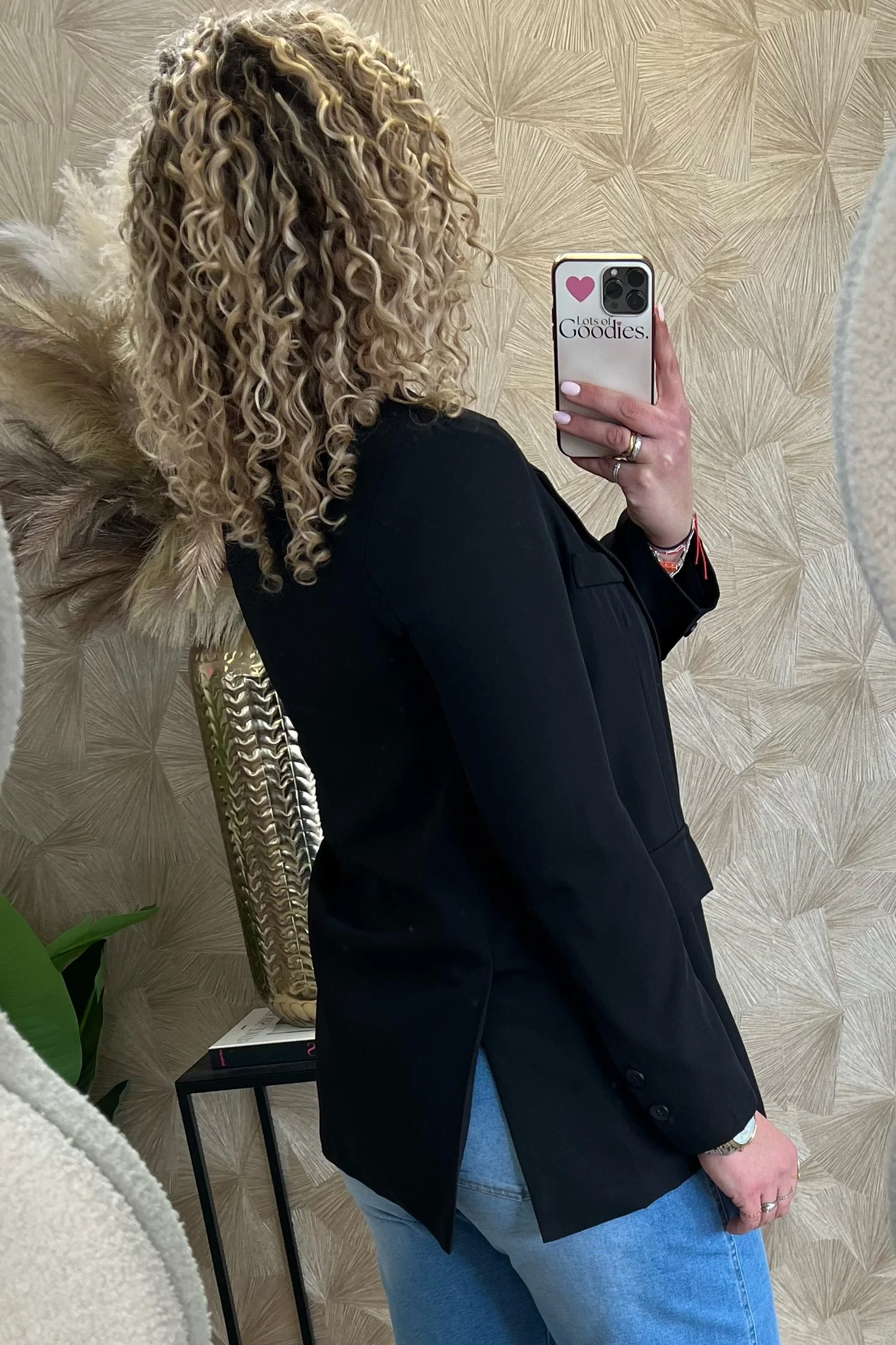 Classy Basic Coco Blazer - Black - Image 5