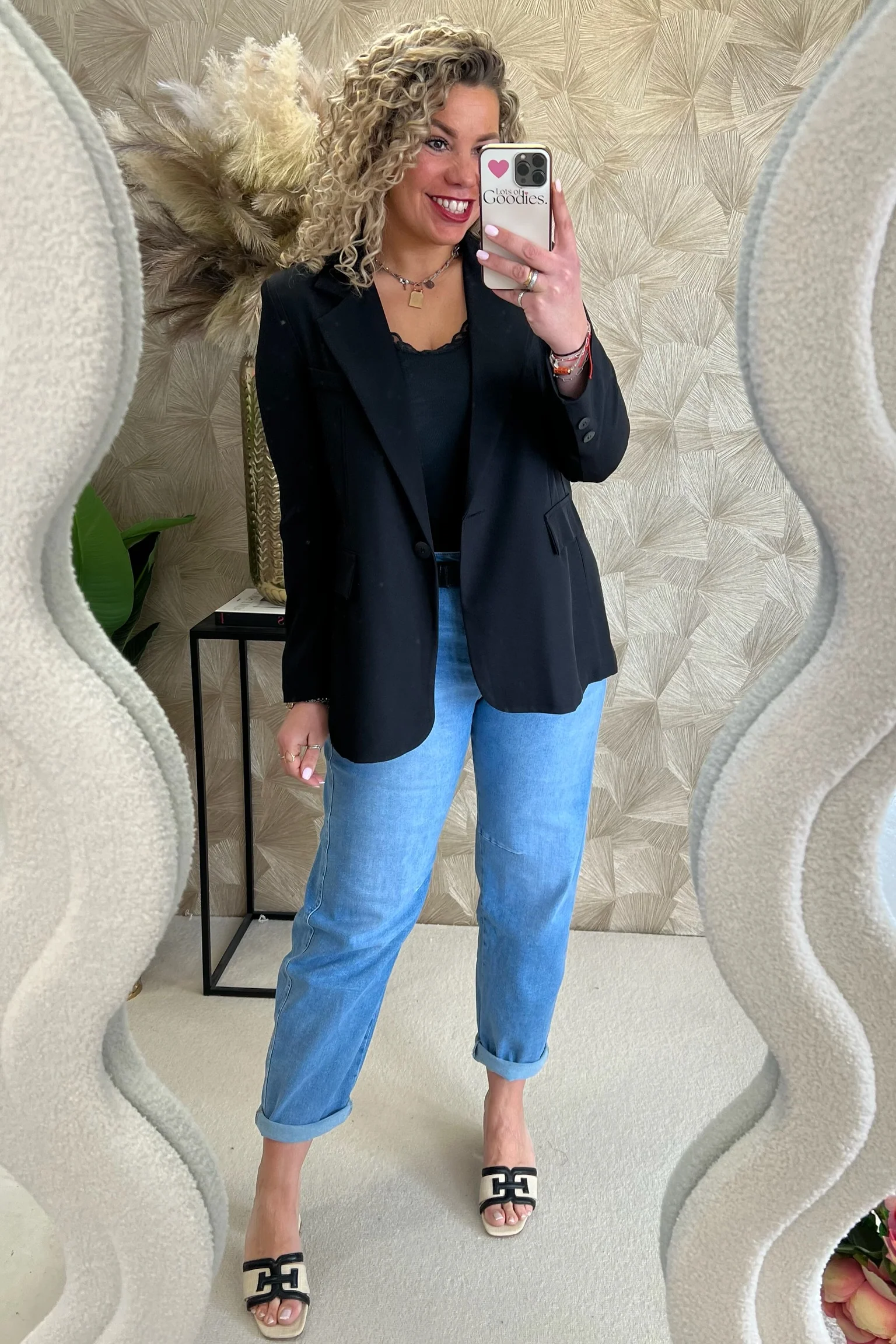 Classy Basic Coco Blazer - Black - Image 7
