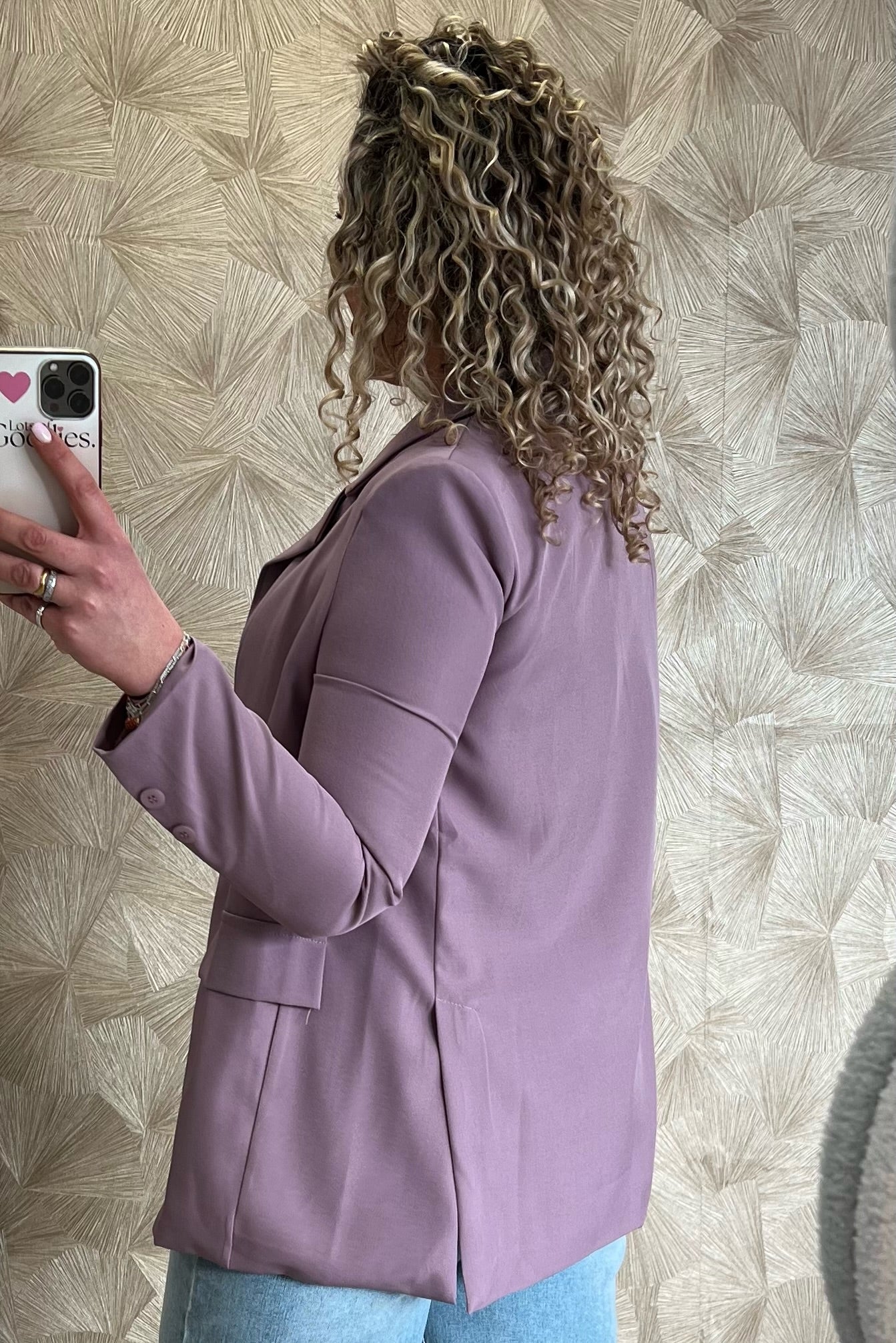 Classy Basic Coco Blazer - Mauve - Image 7