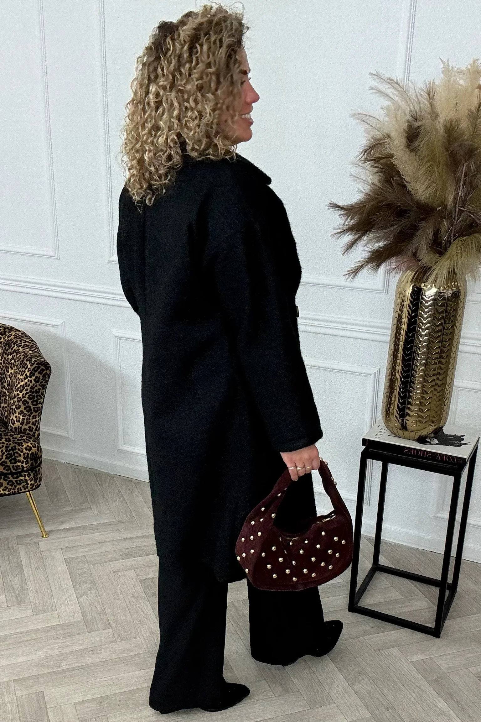 Classy Charlie Coat - Black - Image 8