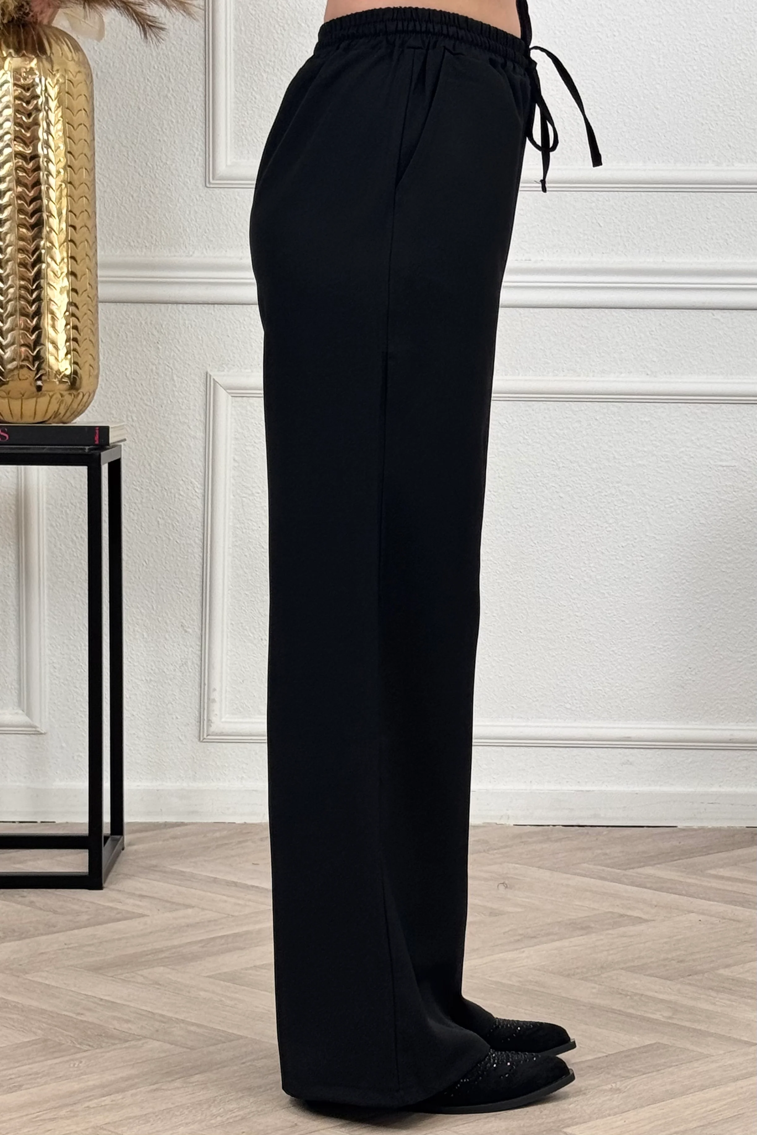 Classy Chloé Strik Pants - Black - Image 2