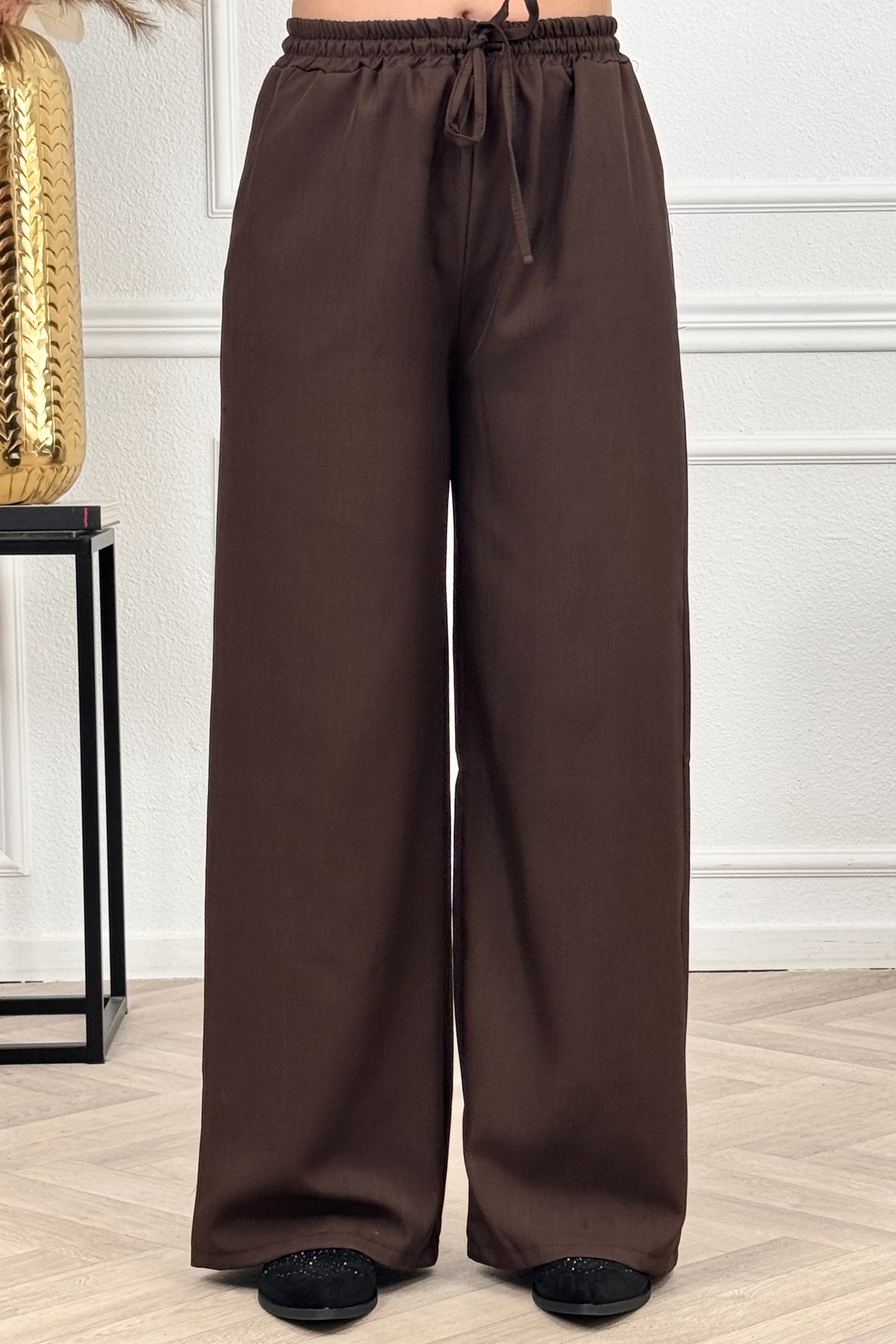 Classy Chloé Strik Pants - Brown
