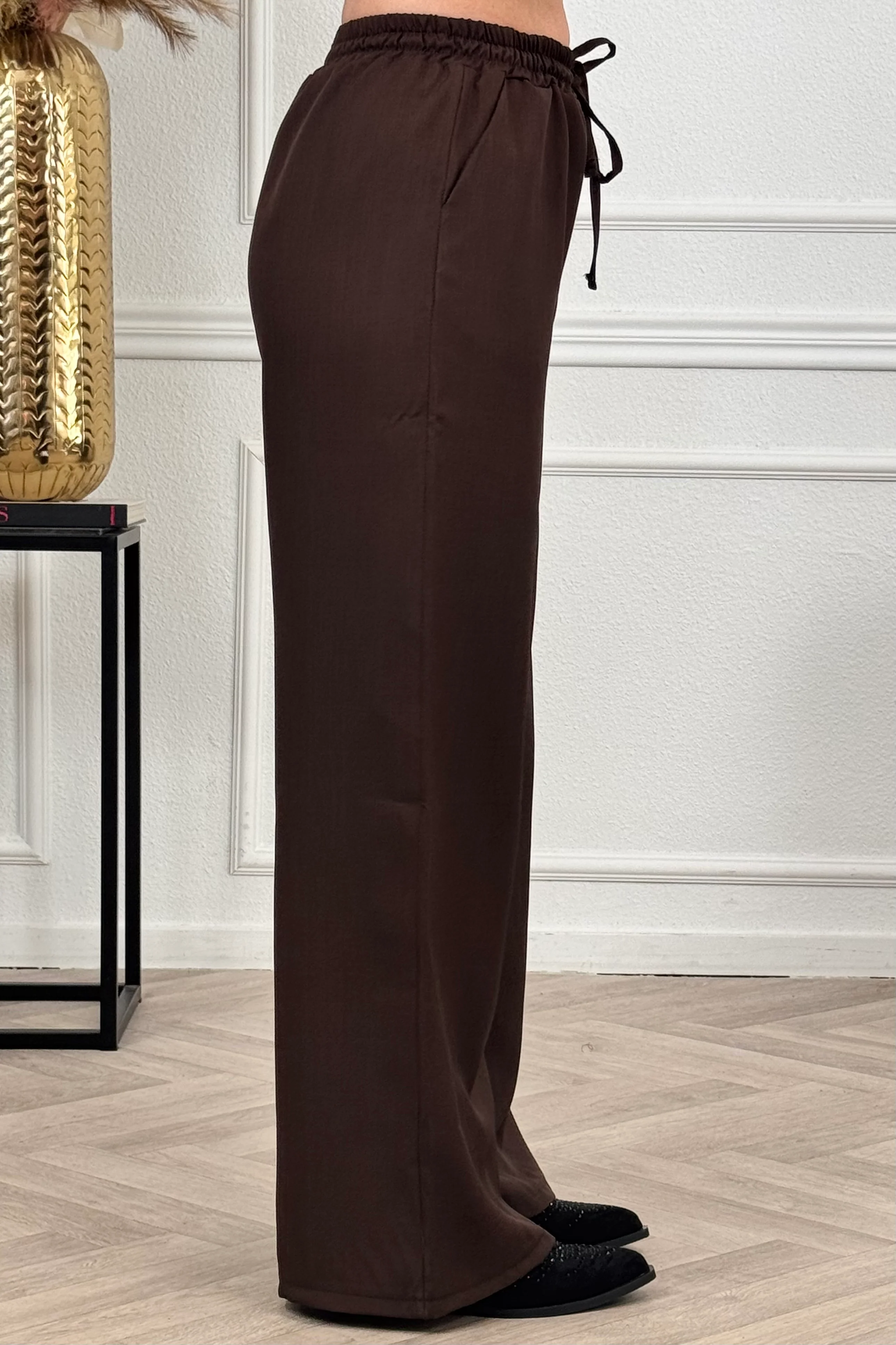 Classy Chloé Strik Pants - Brown - Image 3