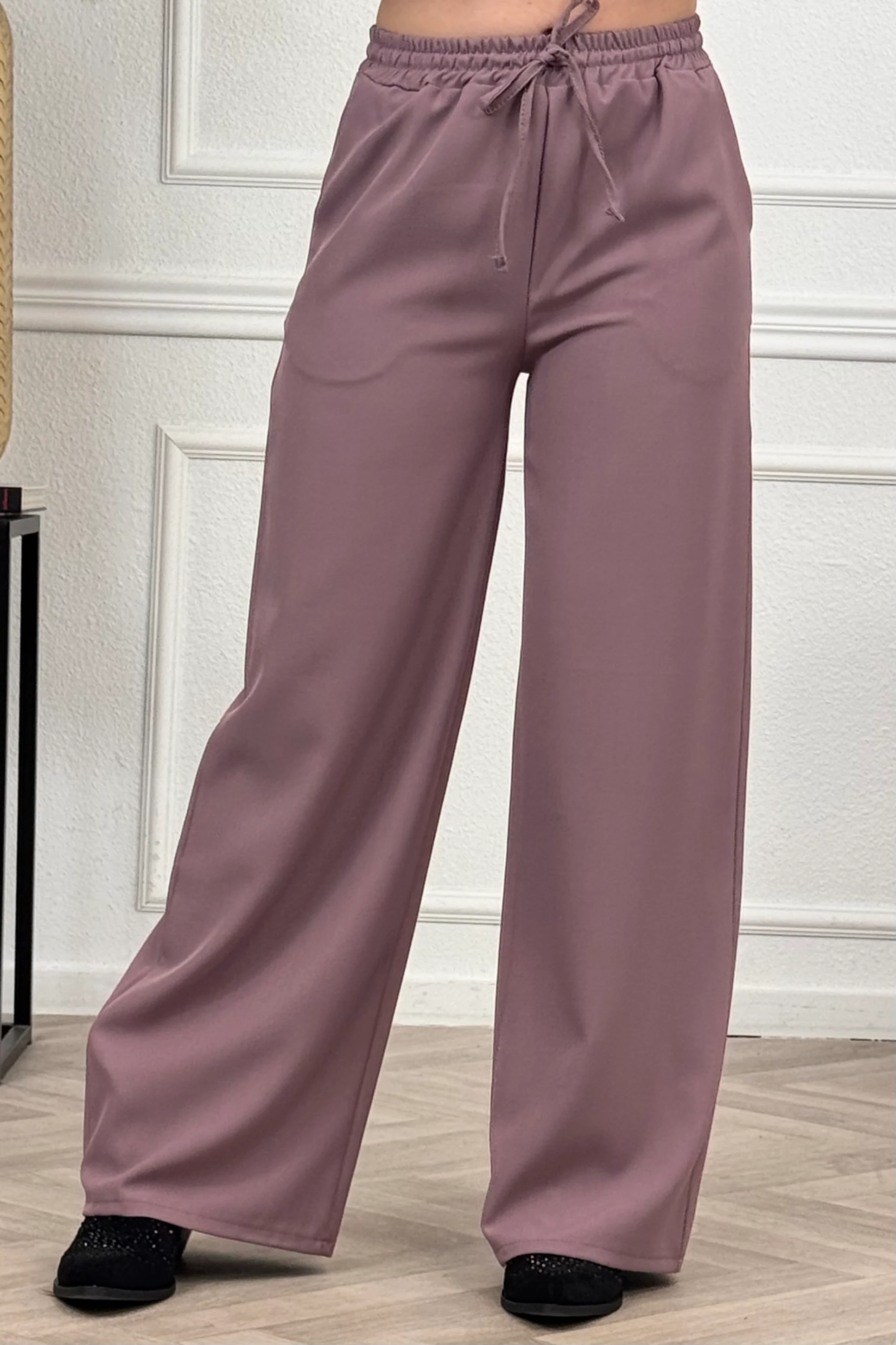 Classy Chloé Strik Pants - Mauve - Image 2
