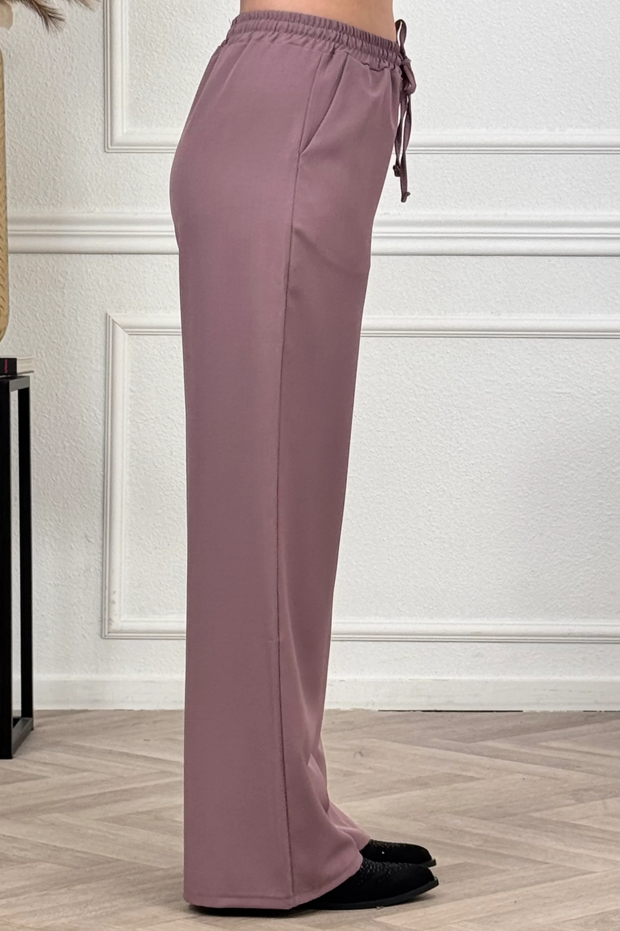 Classy Chloé Strik Pants - Mauve - Image 3
