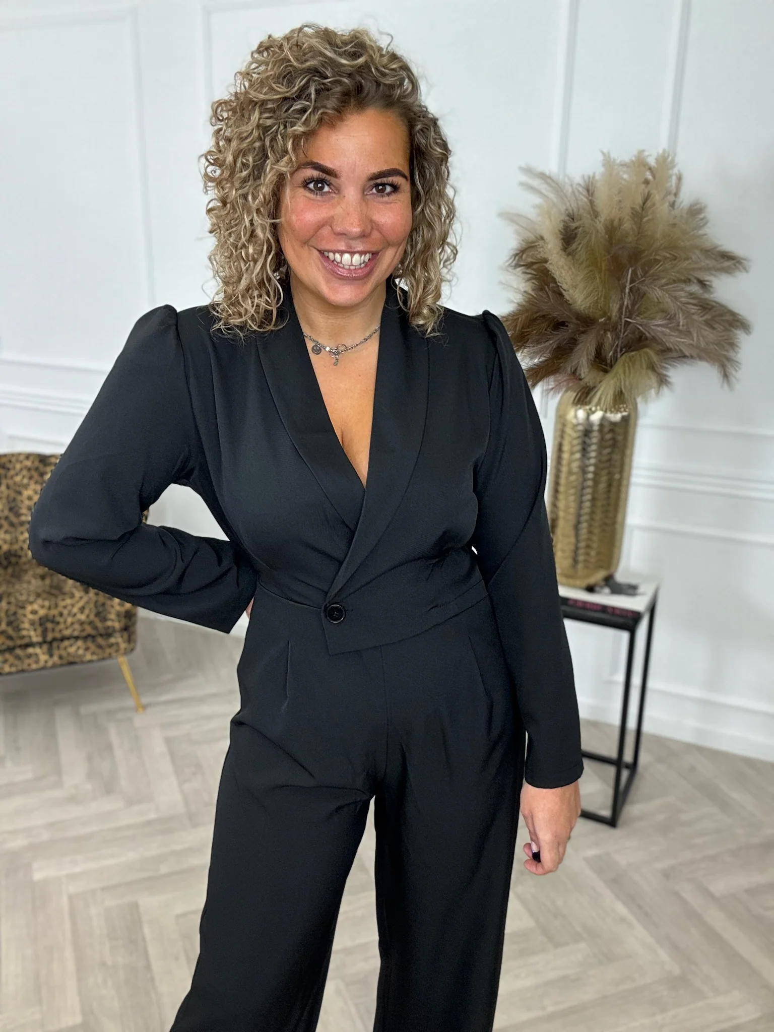 Classy Gigi Jumpsuit - Black
