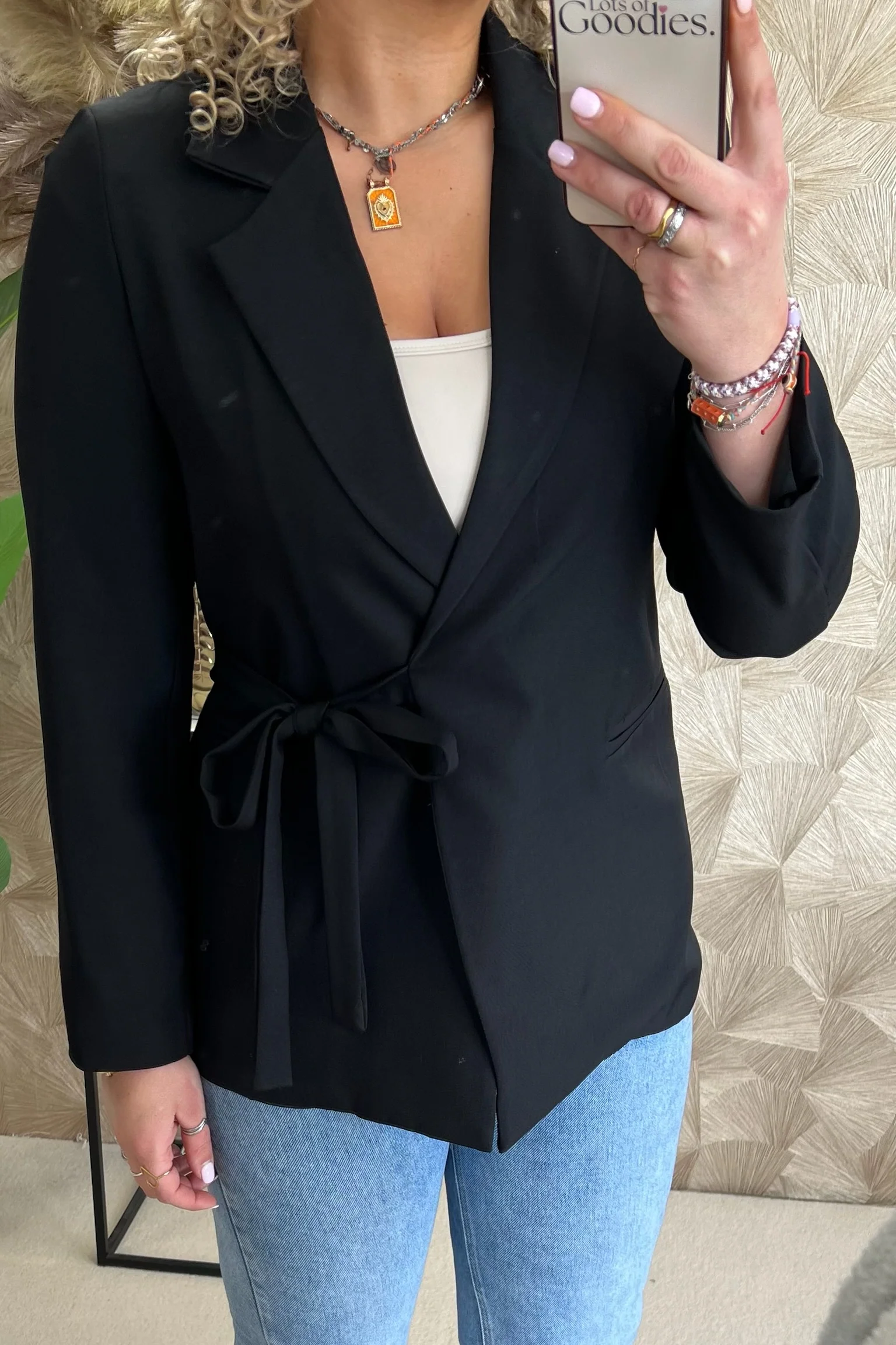 Classy Strik Coco Blazer - Black - Image 2