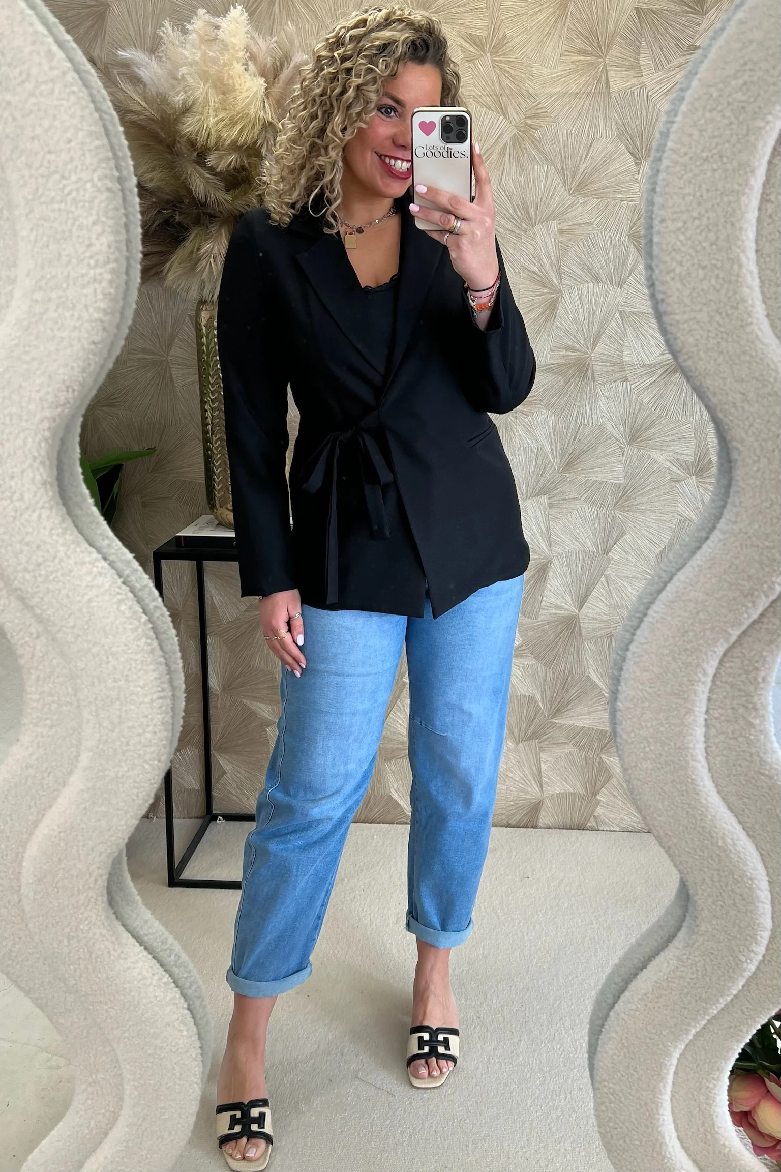 Classy Strik Coco Blazer - Black - Image 3