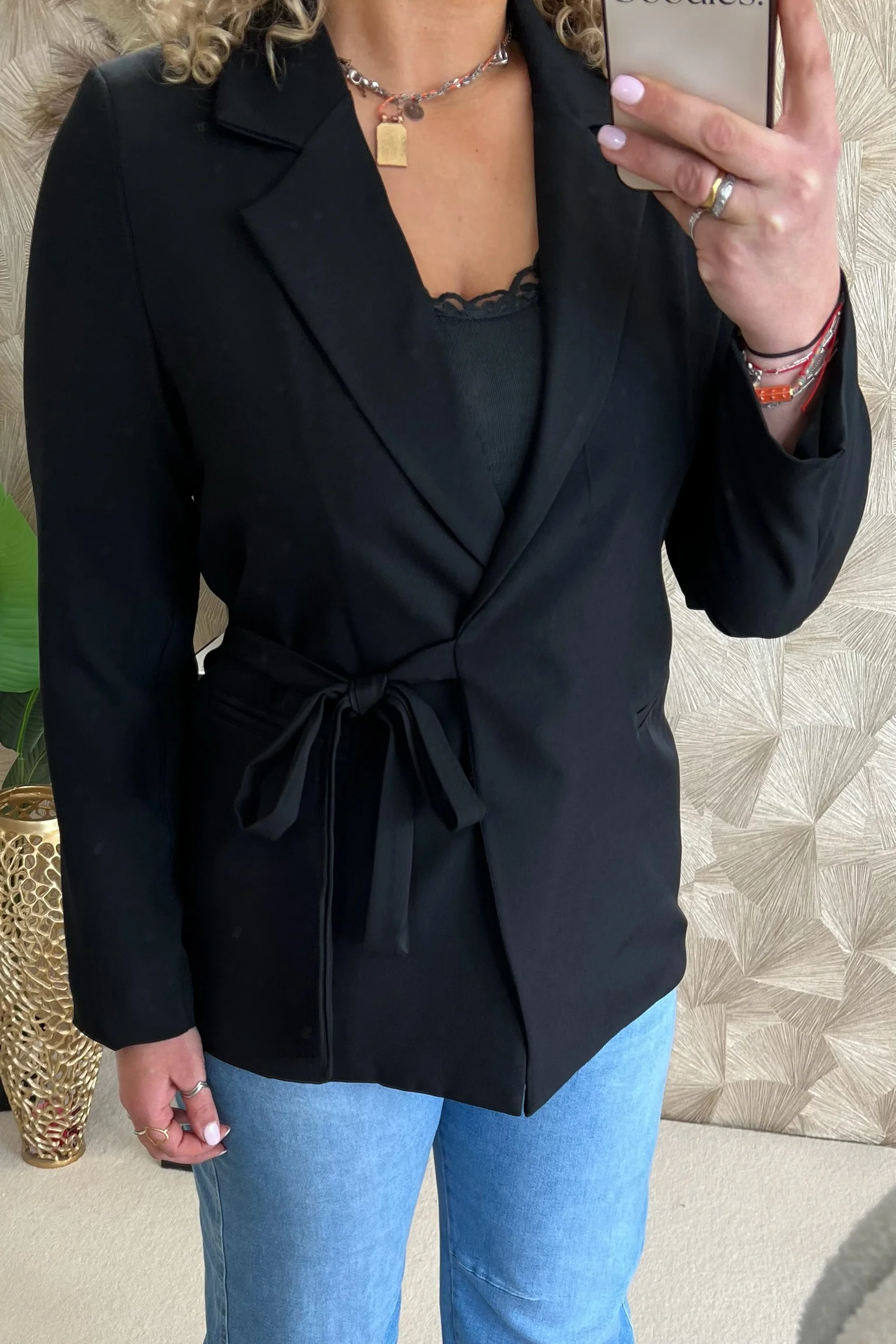 Classy Strik Coco Blazer - Black - Image 4