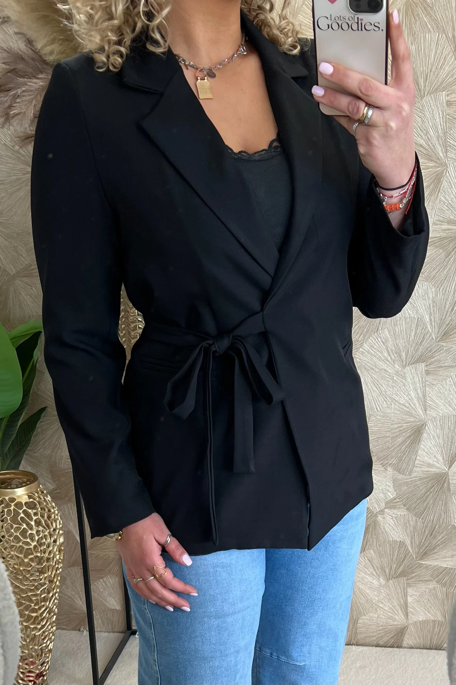 Classy Strik Coco Blazer - Black - Image 5