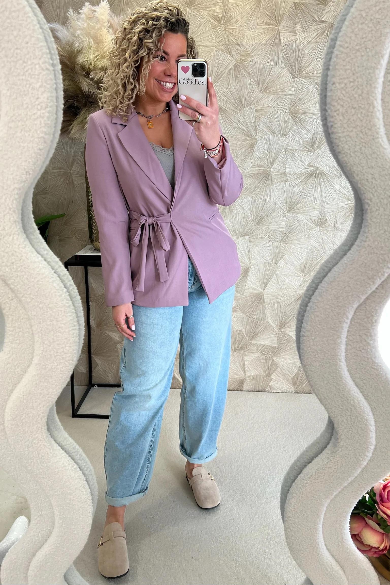 Classy Strik Coco Blazer - Mauve