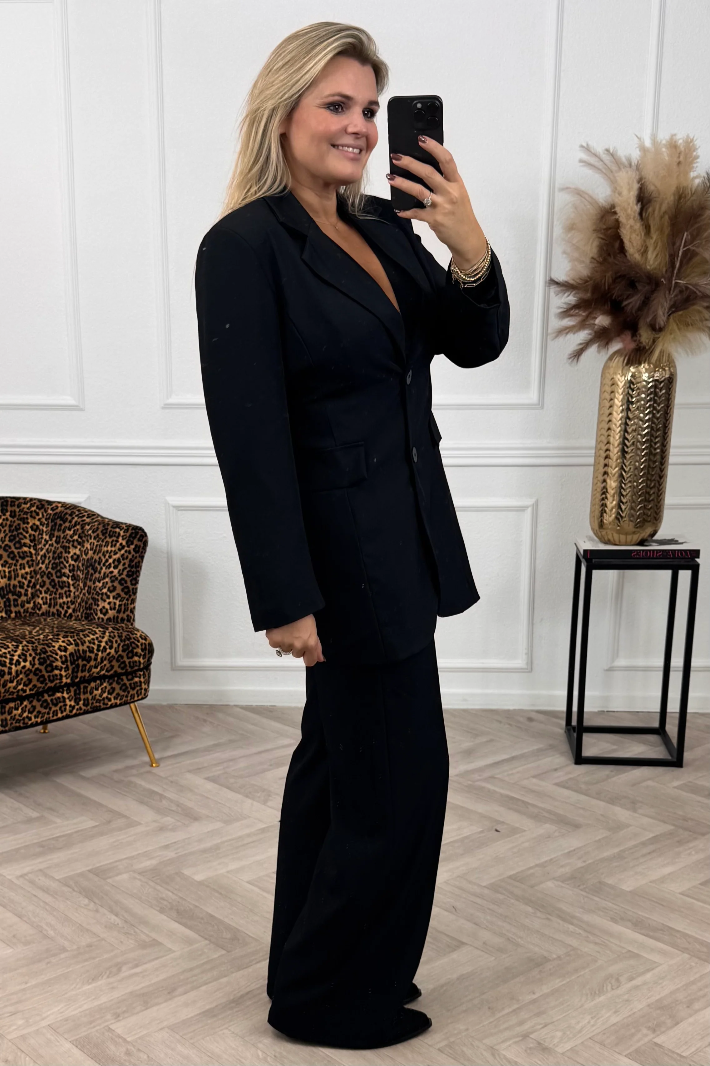 Classy Taille Coco Blazer - Black - Image 10