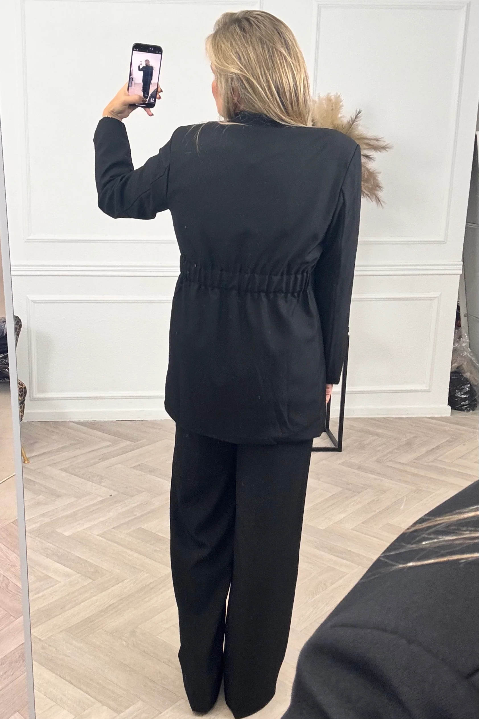Classy Taille Coco Blazer - Black - Image 11