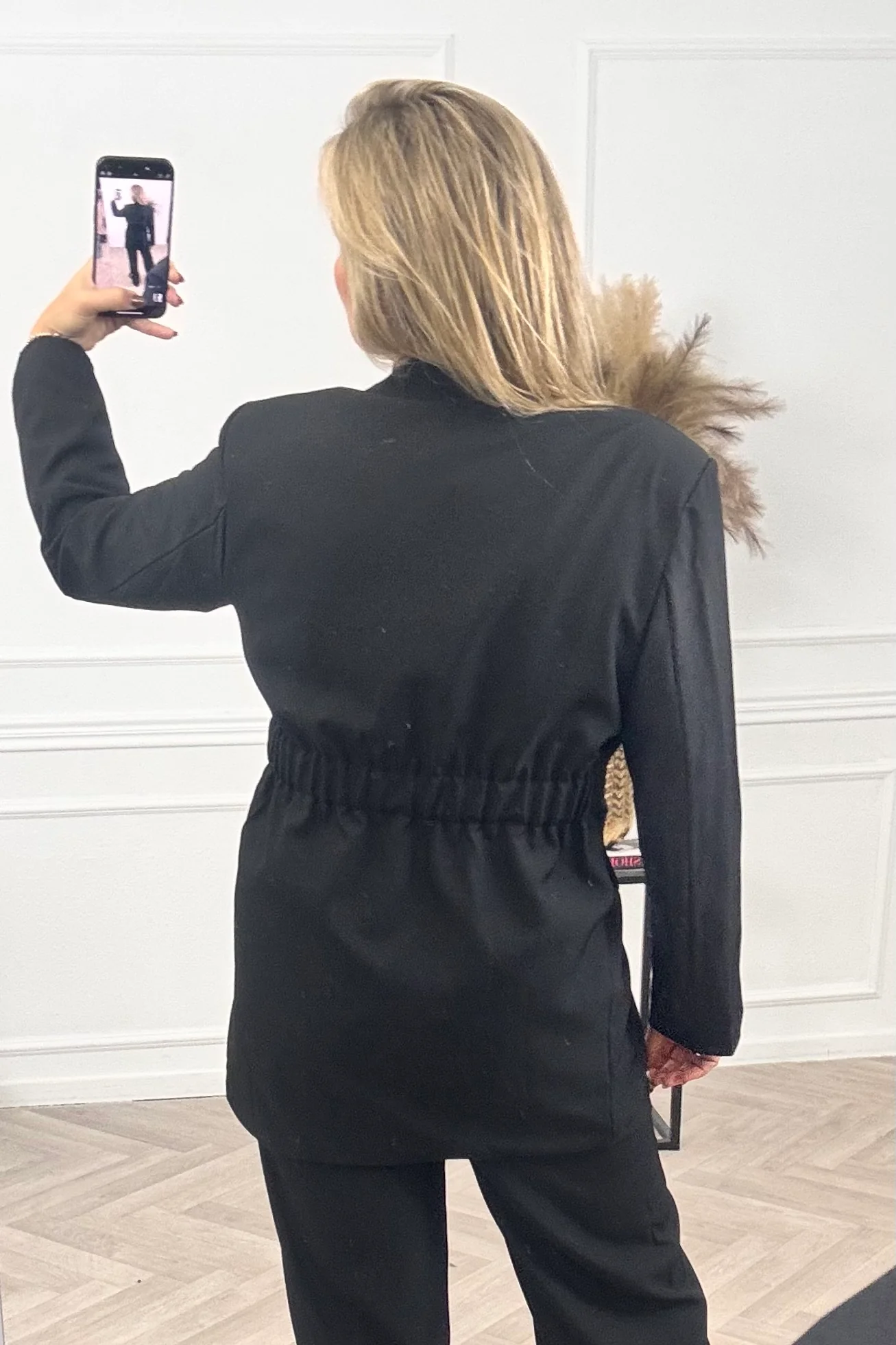 Classy Taille Coco Blazer - Black - Image 12
