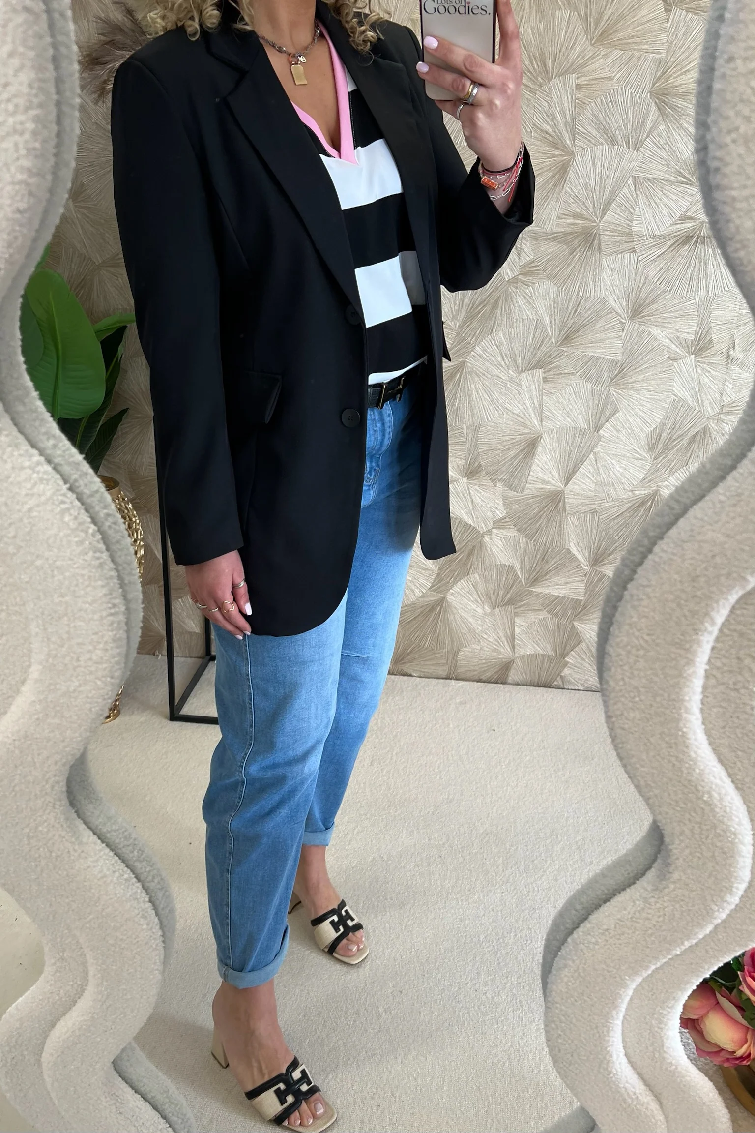 Classy Taille Coco Blazer - Black - Image 2
