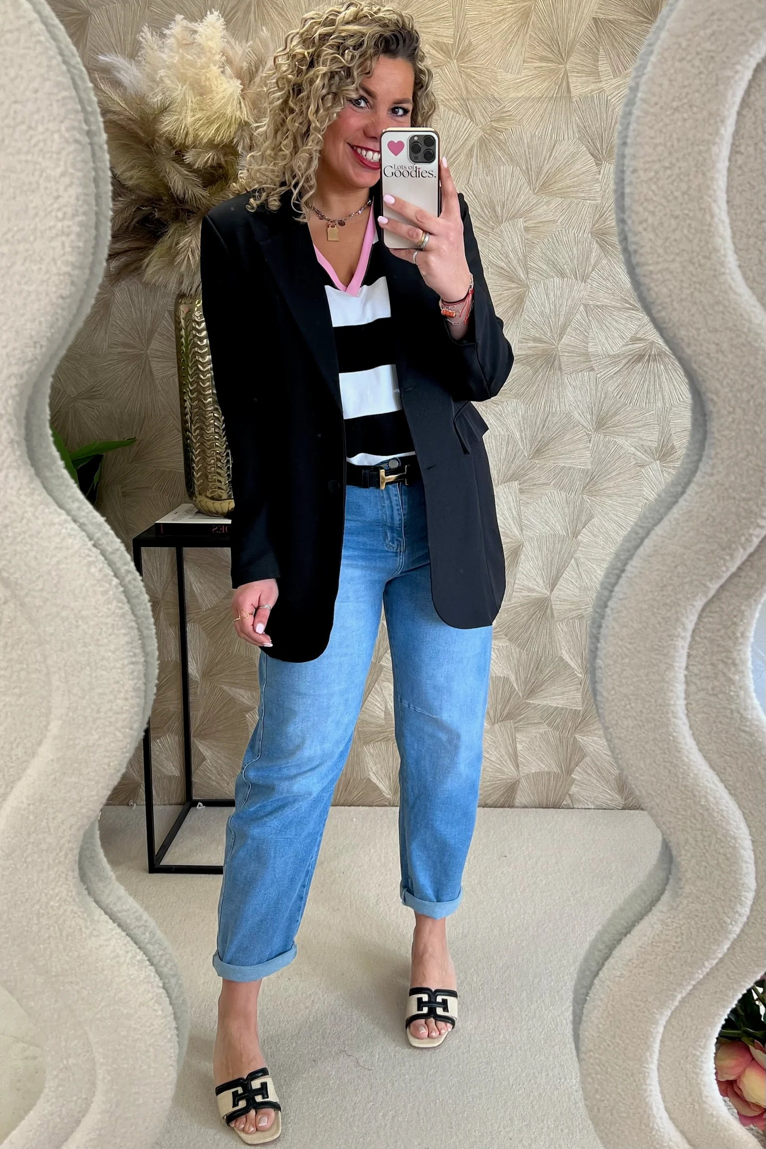 Classy Taille Coco Blazer - Black - Image 4